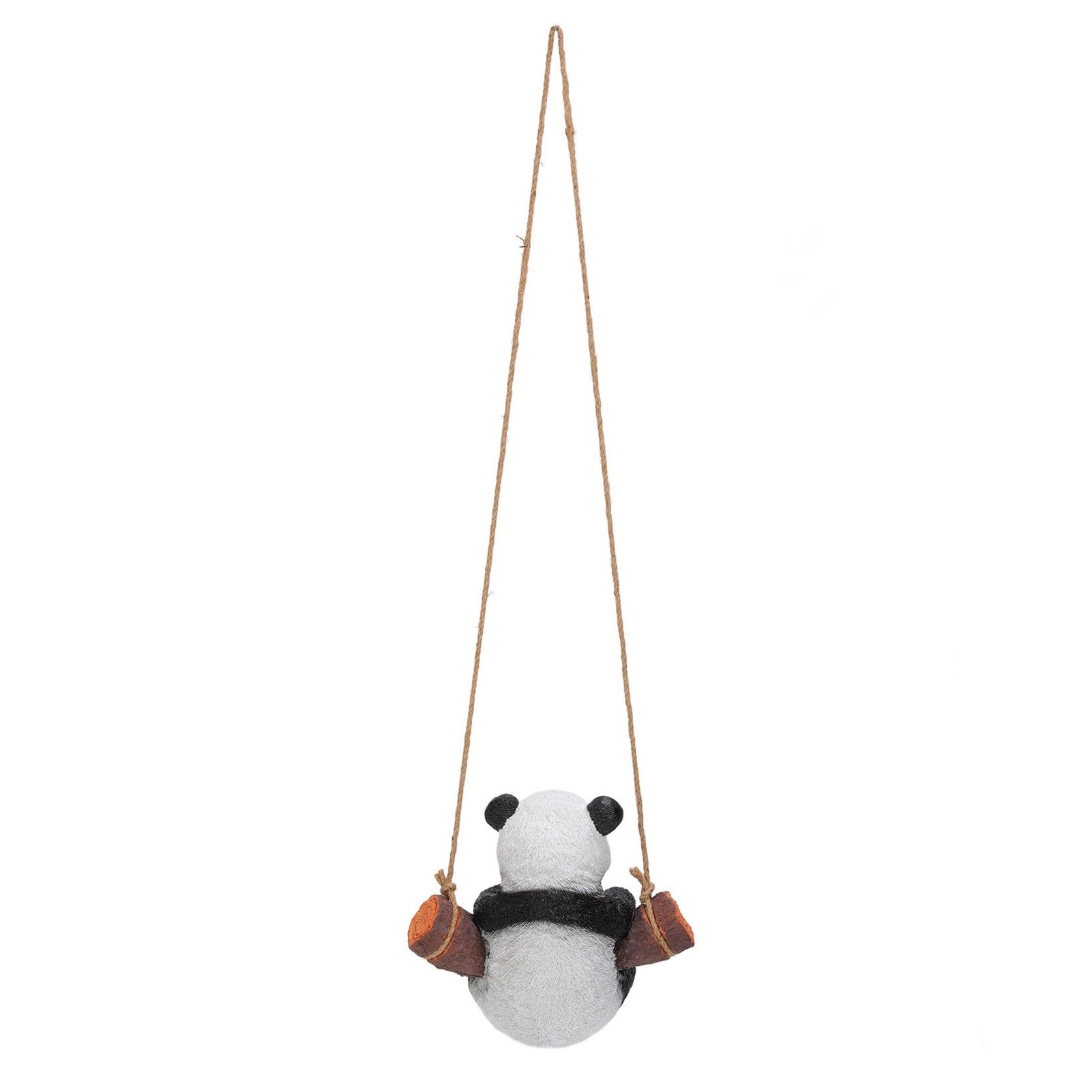 Panda Swing Statue Resin Animal Garden Outdoor Statue for Patio Yard Lawn Home view 5