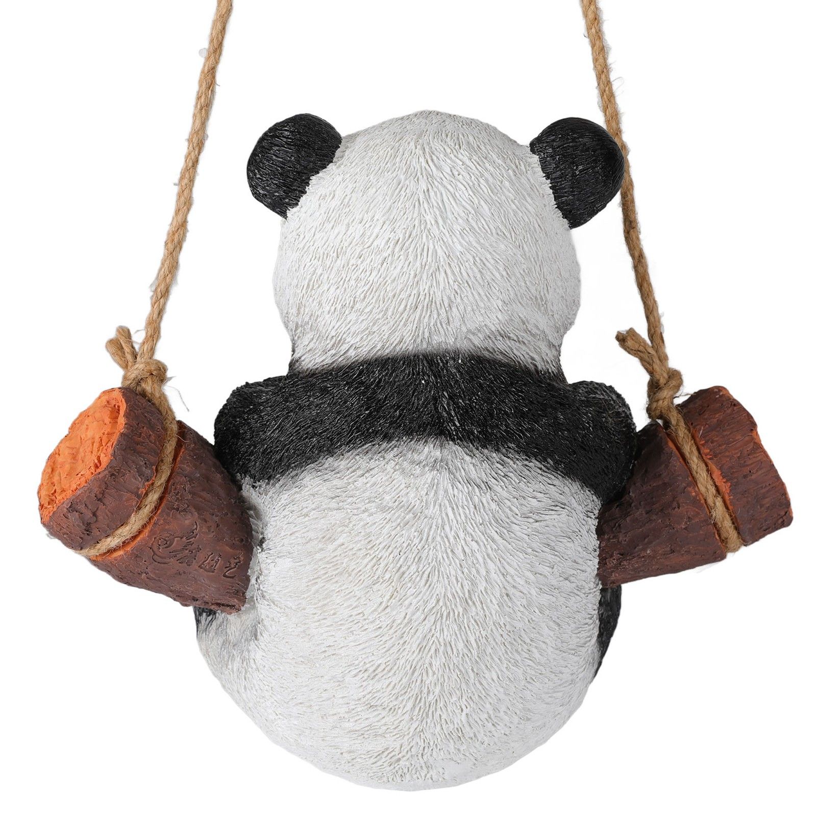 Panda Swing Statue Resin Animal Garden Outdoor Statue for Patio Yard Lawn Home view 8