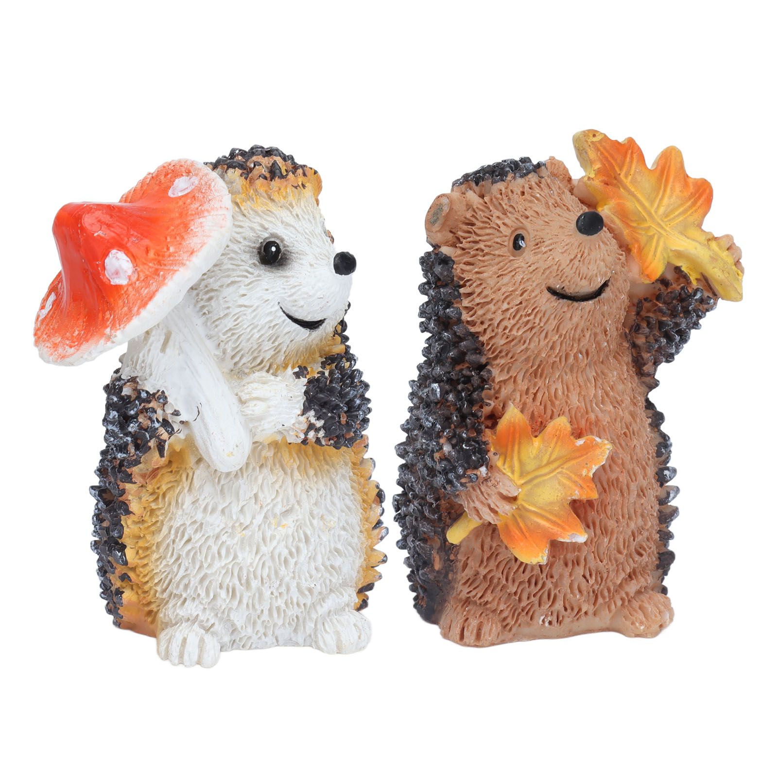 1 Pair Resin Hedgehog Ornament Micro Landscape Animal Decoration for Birthday view 8