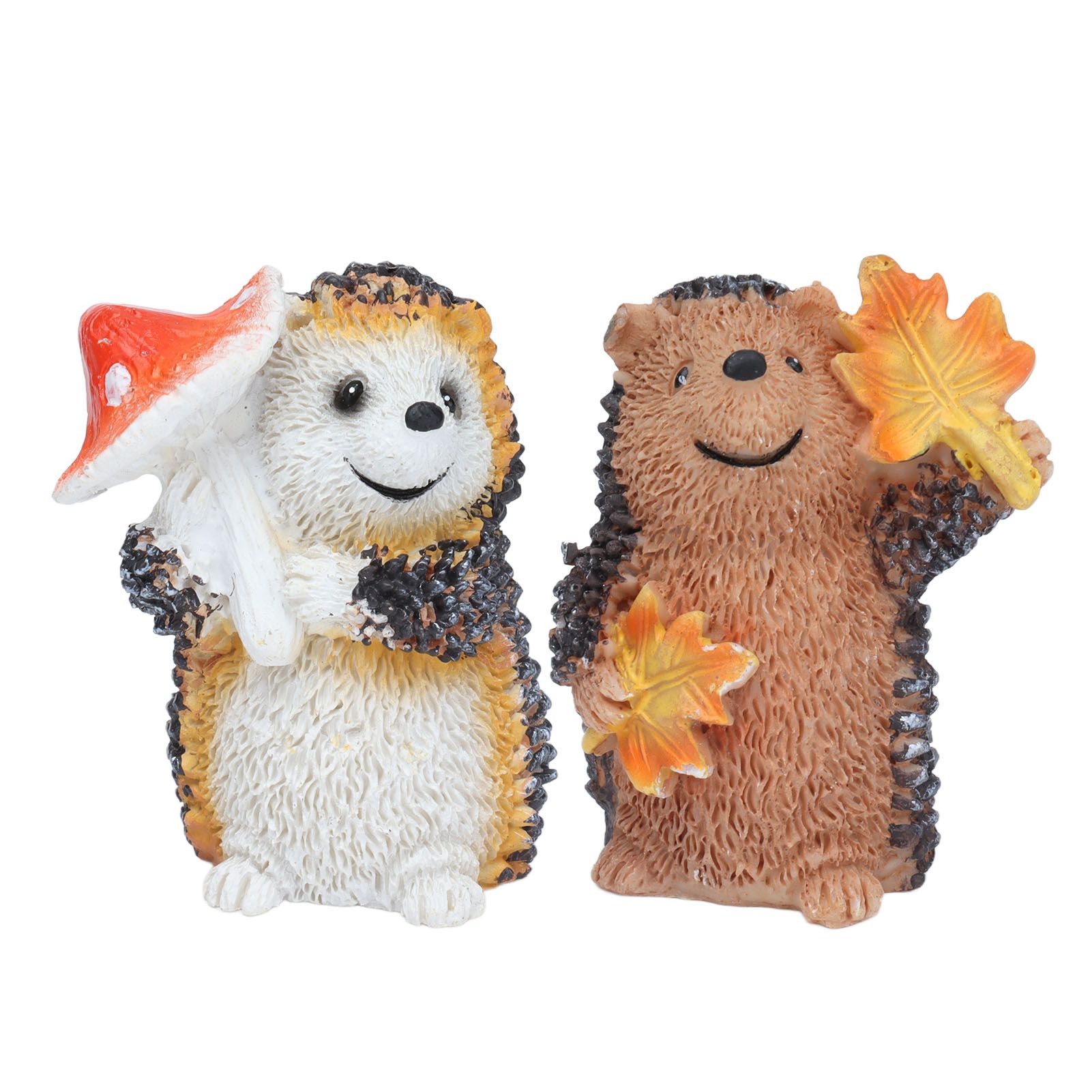 1 Pair Resin Hedgehog Ornament Micro Landscape Animal Decoration for Birthday view 9