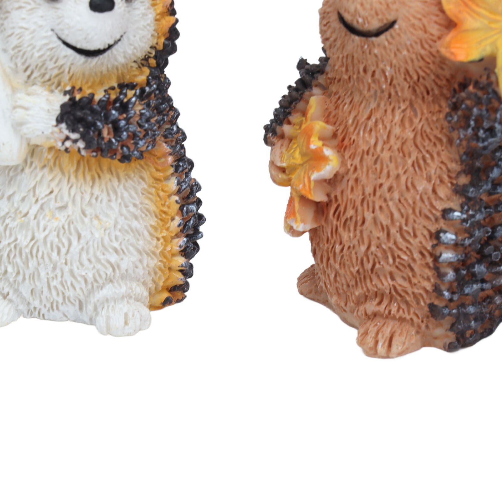1 Pair Resin Hedgehog Ornament Micro Landscape Animal Decoration for Birthday view 13