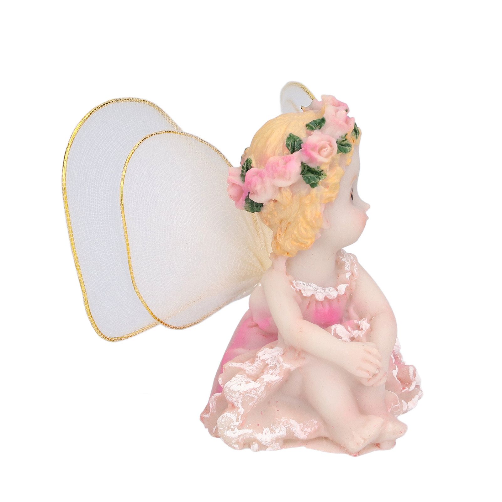 4Pcs Flower Fairies Figurines Garden Home Ornament Fairy Figures Resin Craft view 13