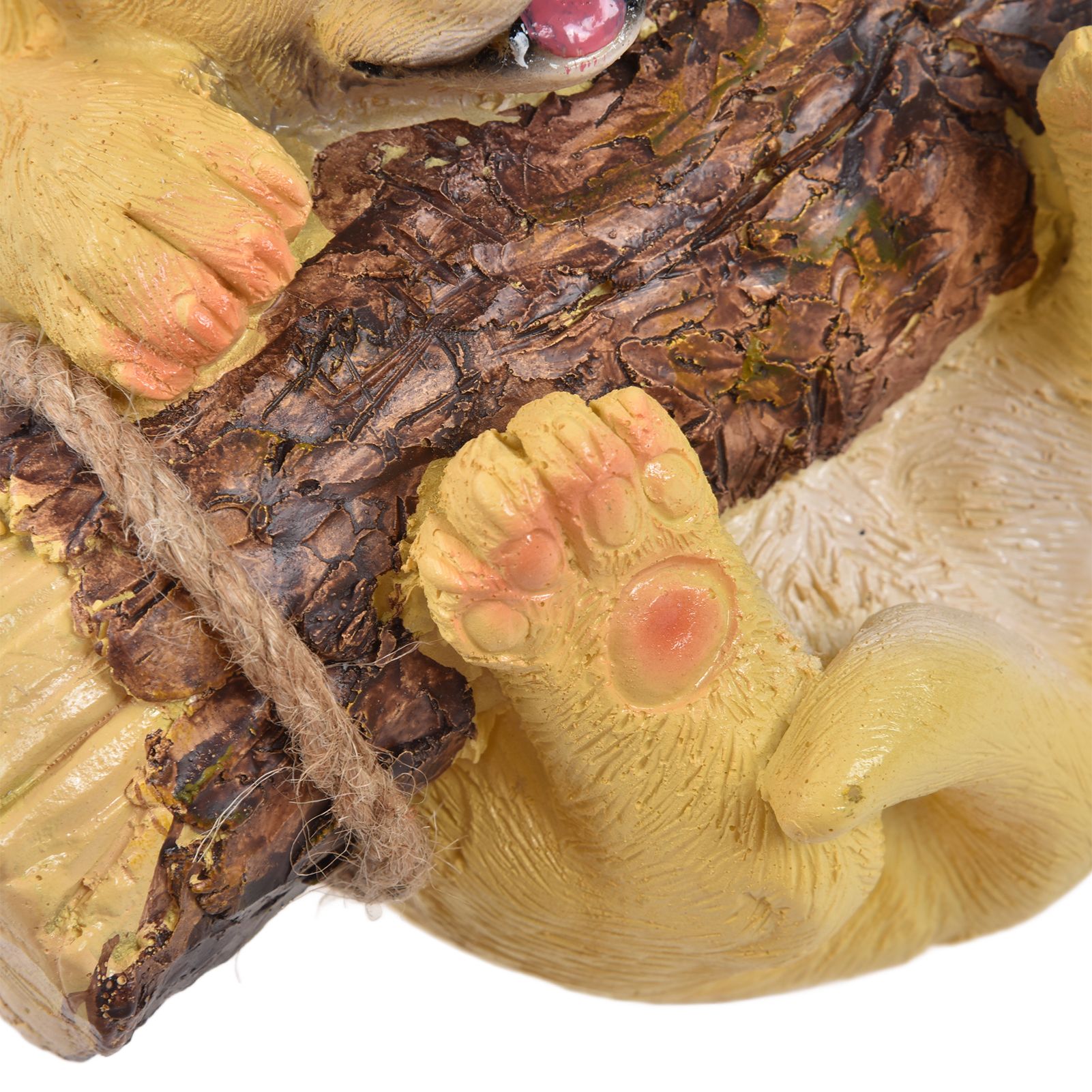 Resin Swinging Puppy Dog Statue Simulation Animal Model Figurine Sculpture view 15