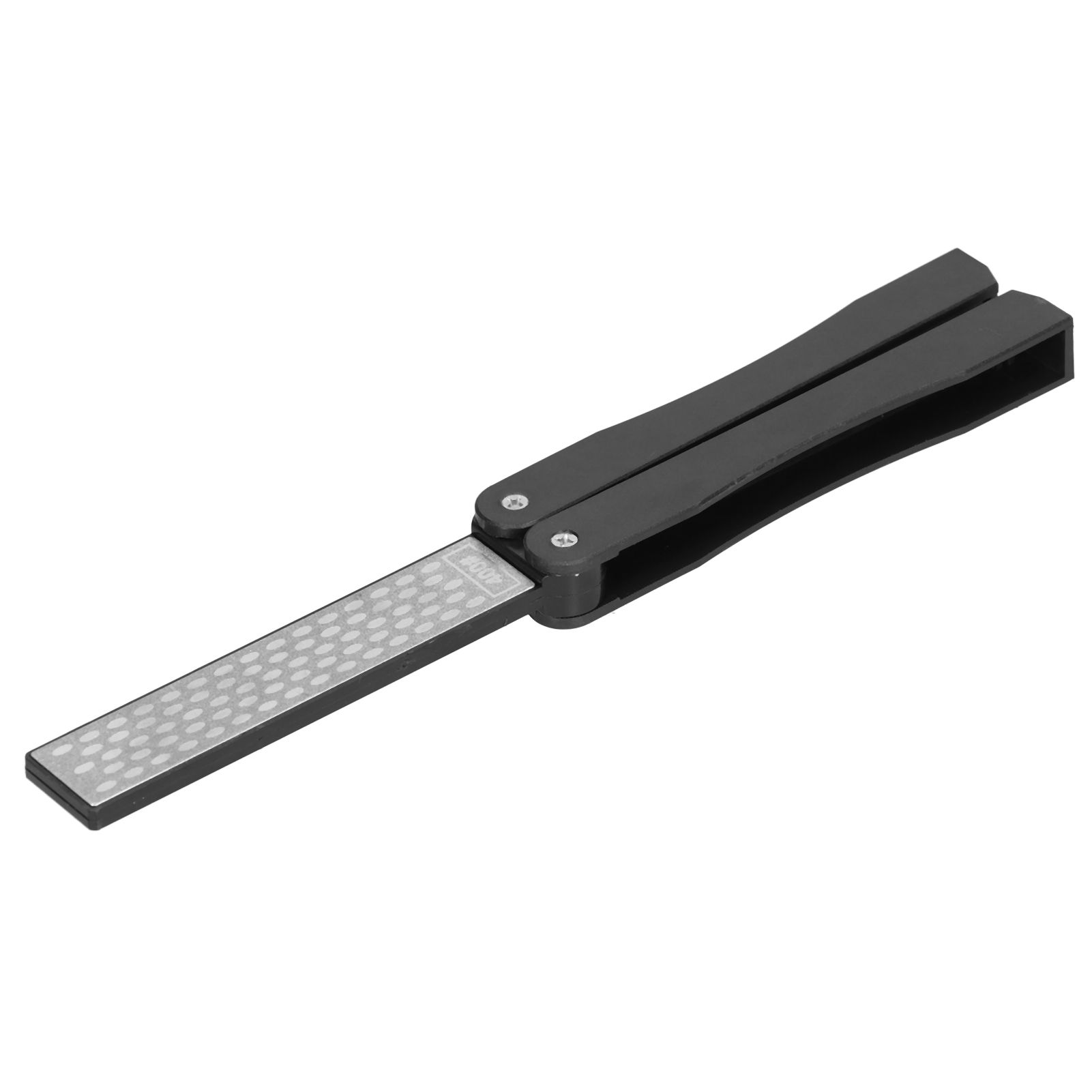 Knife Sharpener Double Sides Fan Shape Folding Mini Portable Whetstone for view 2