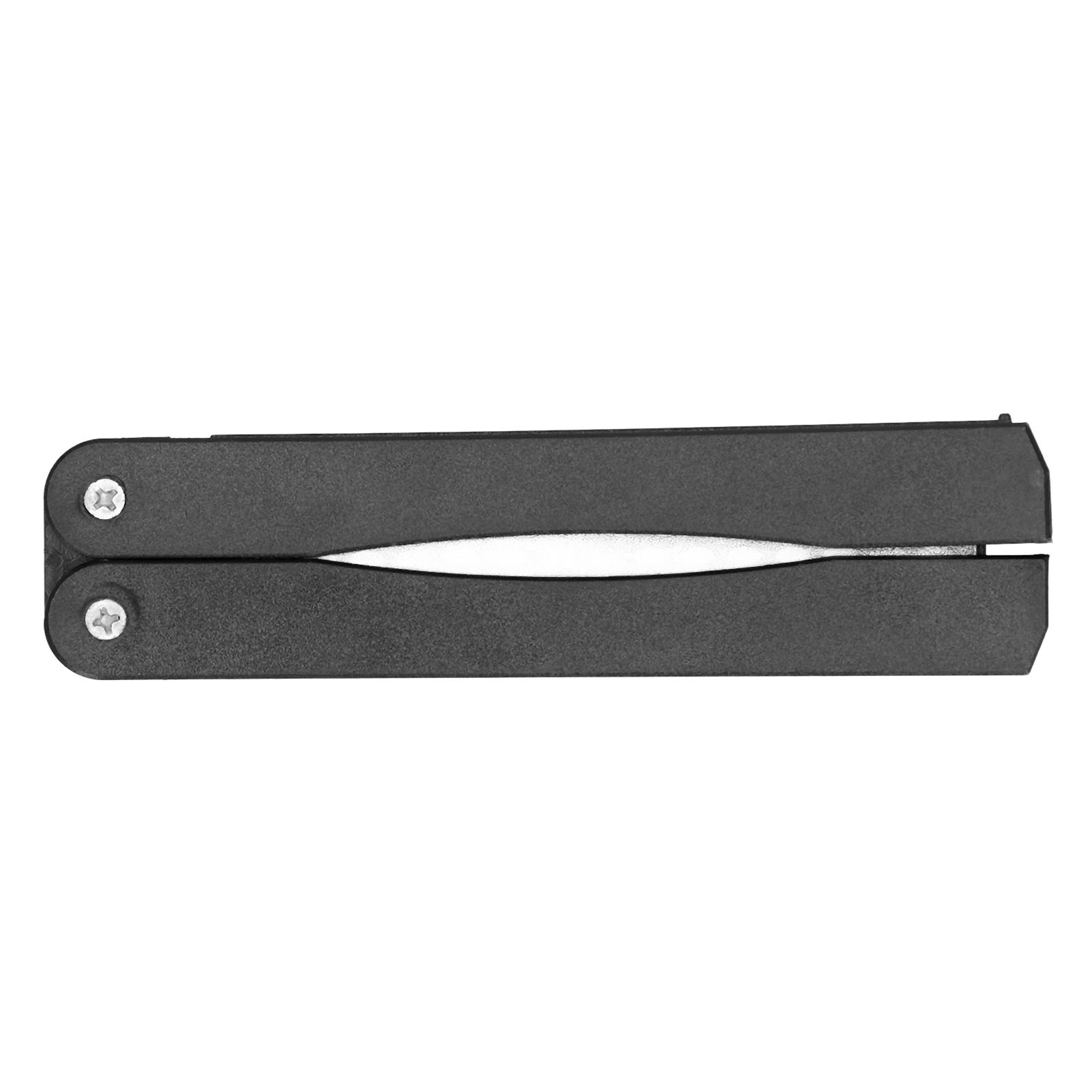 Knife Sharpener Double Sides Fan Shape Folding Mini Portable Whetstone for view 4