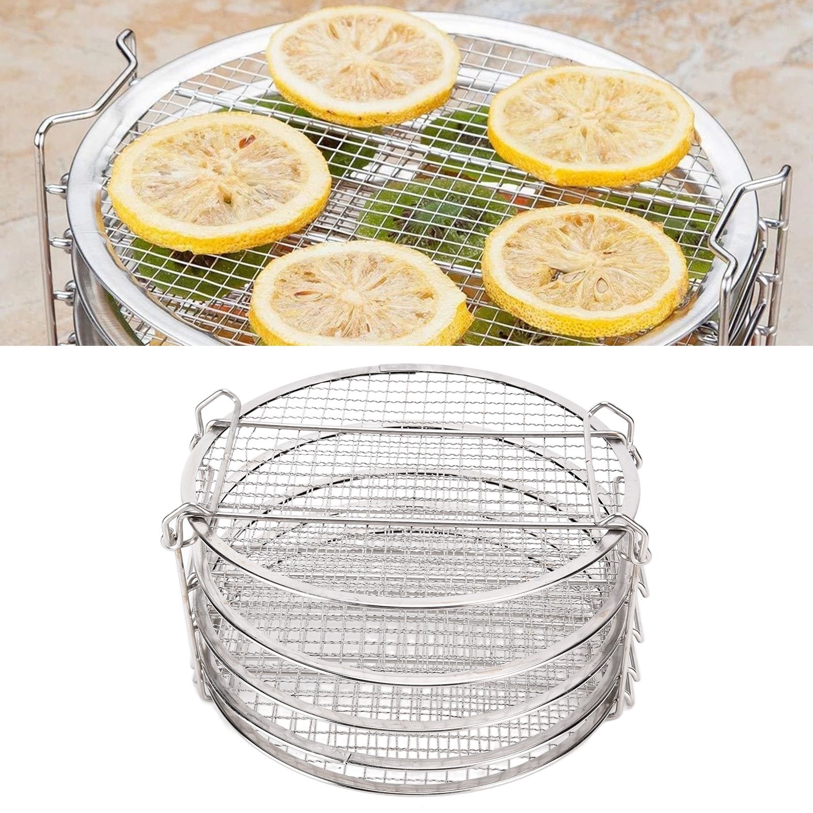 Stackable Dehydrator Rack Stainless Steel Drying Rack with Anti Scalding view 11