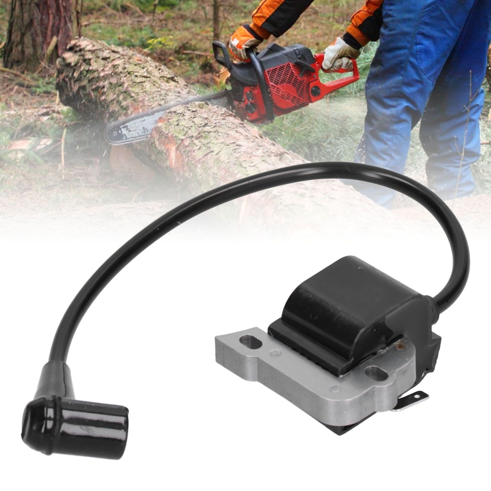 Ignition Coil Module with Spark Plug Suitable for JONSERED Chain Saw 450 455 view 11