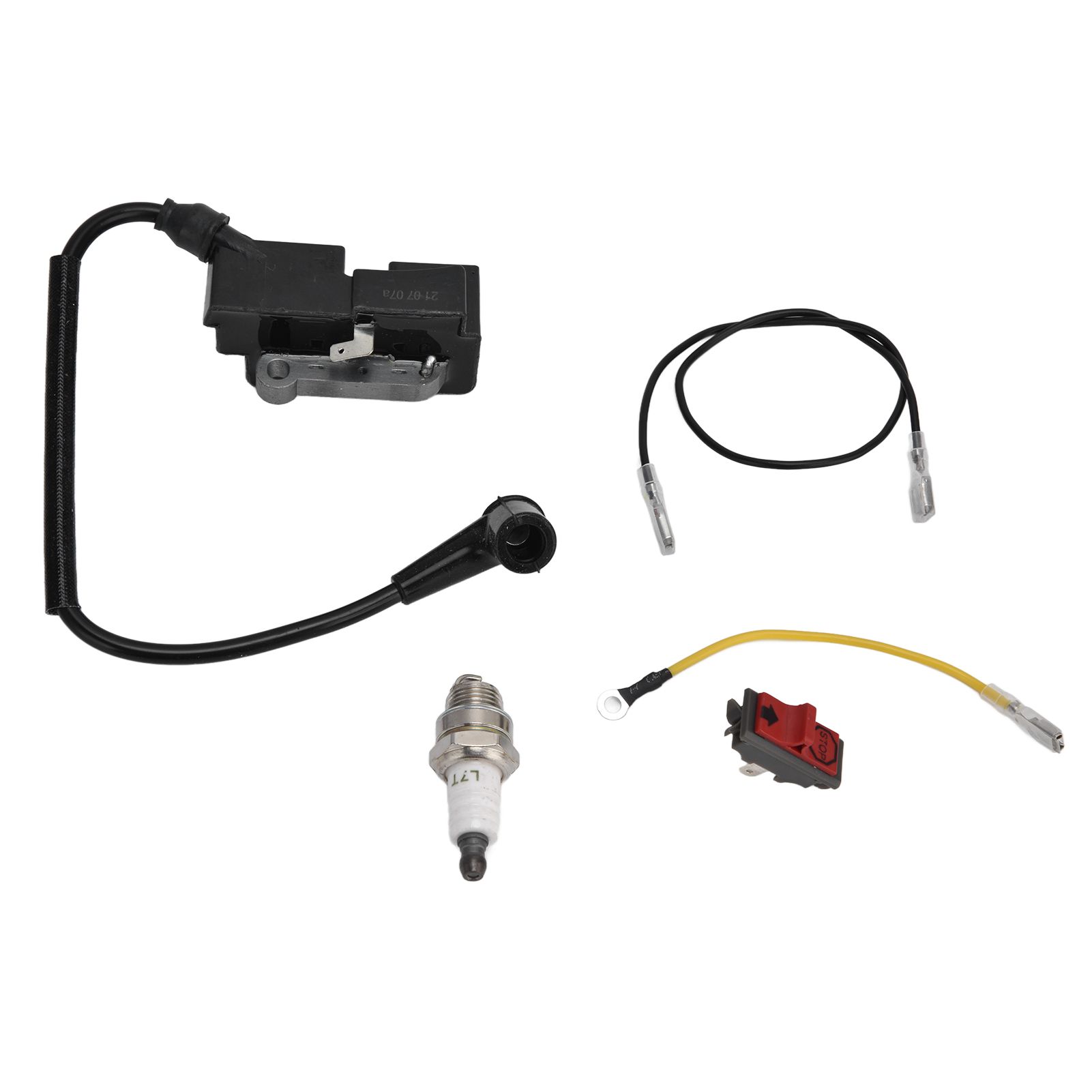 Spark Plug Kit Ignition Coil and Spark Plug with Wire Set for Husqvarna for view 14