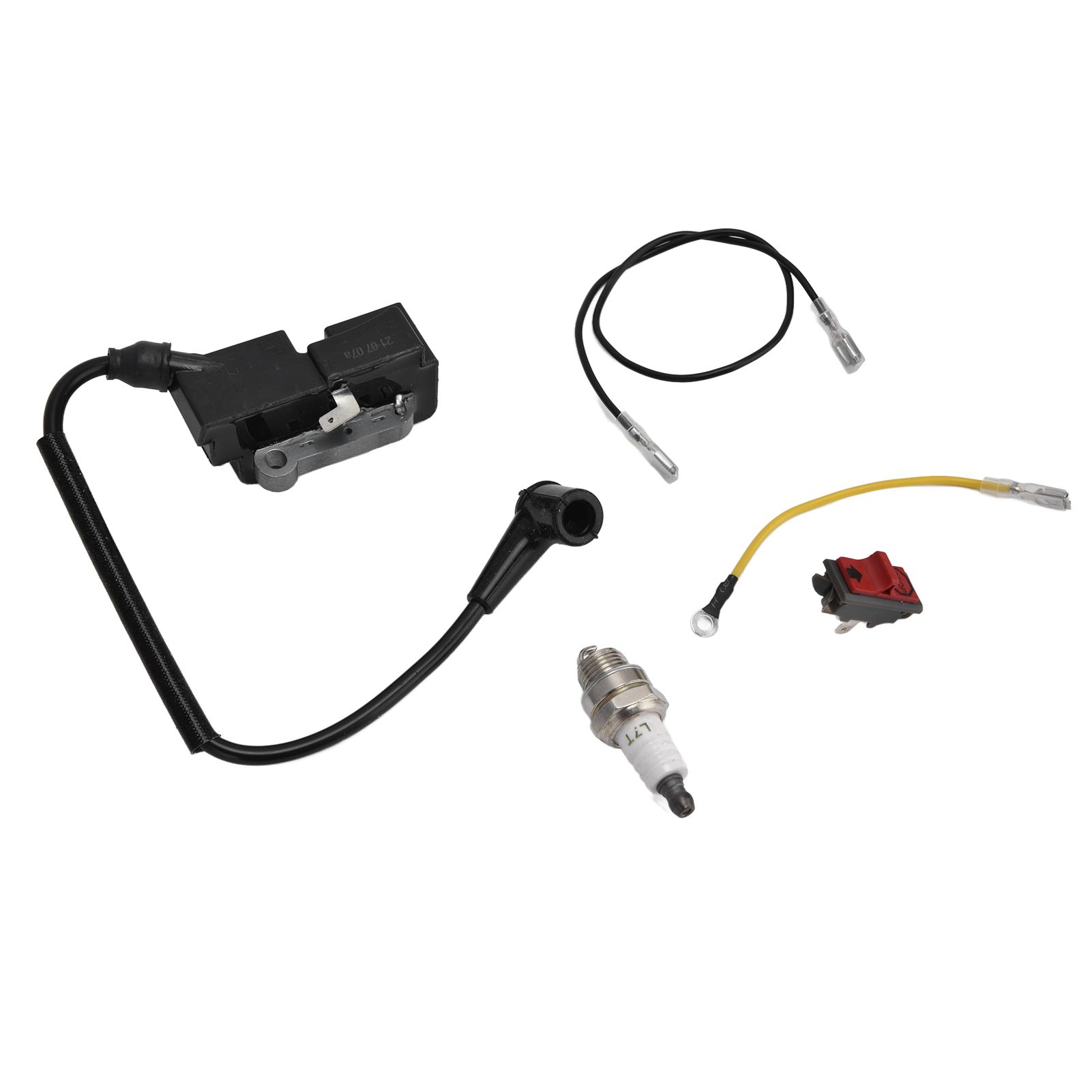 Spark Plug Kit Ignition Coil and Spark Plug with Wire Set for Husqvarna for view 15