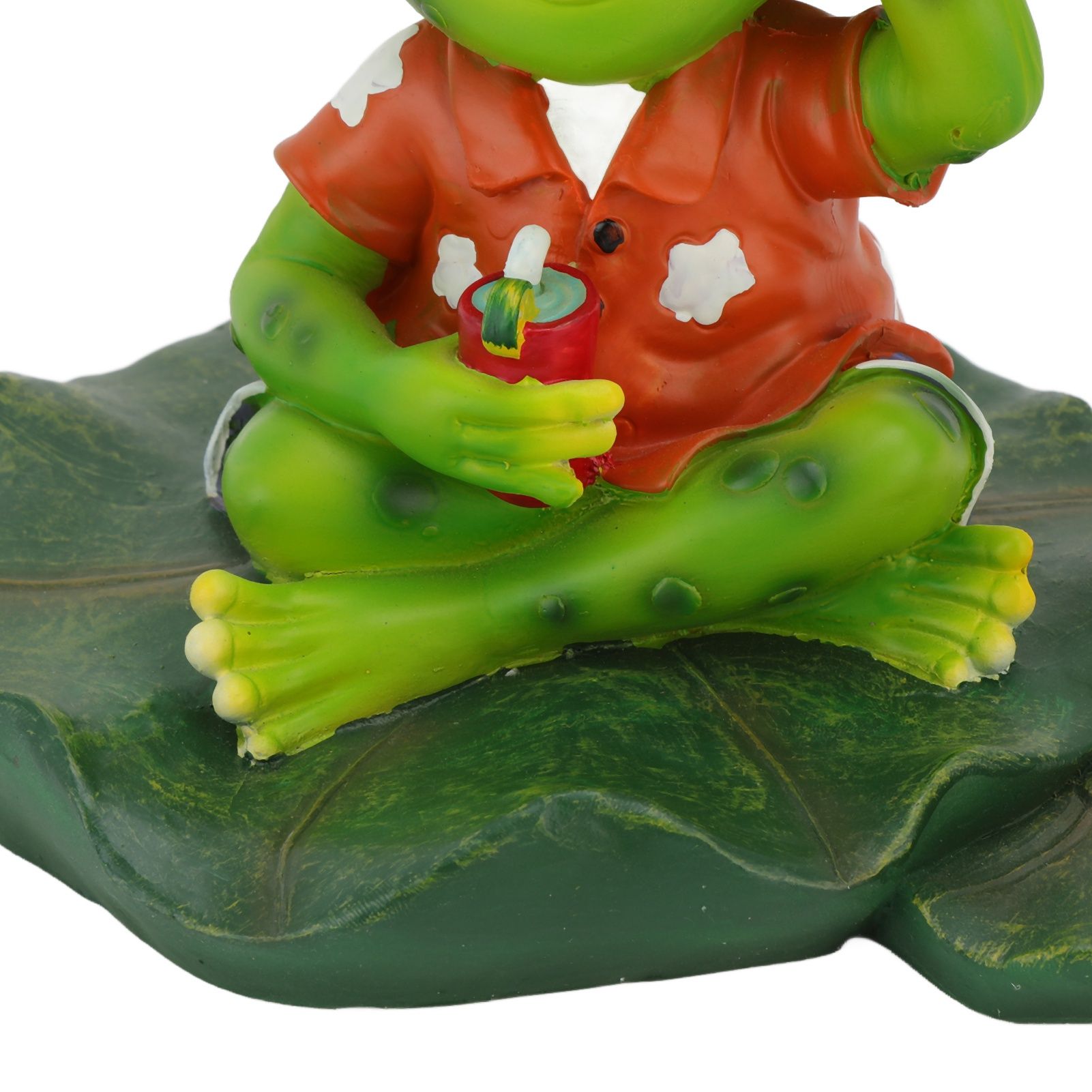 Floating Frog Statue Cute Resin Frog Sculpture Garden Ornament for Outdoor view 13