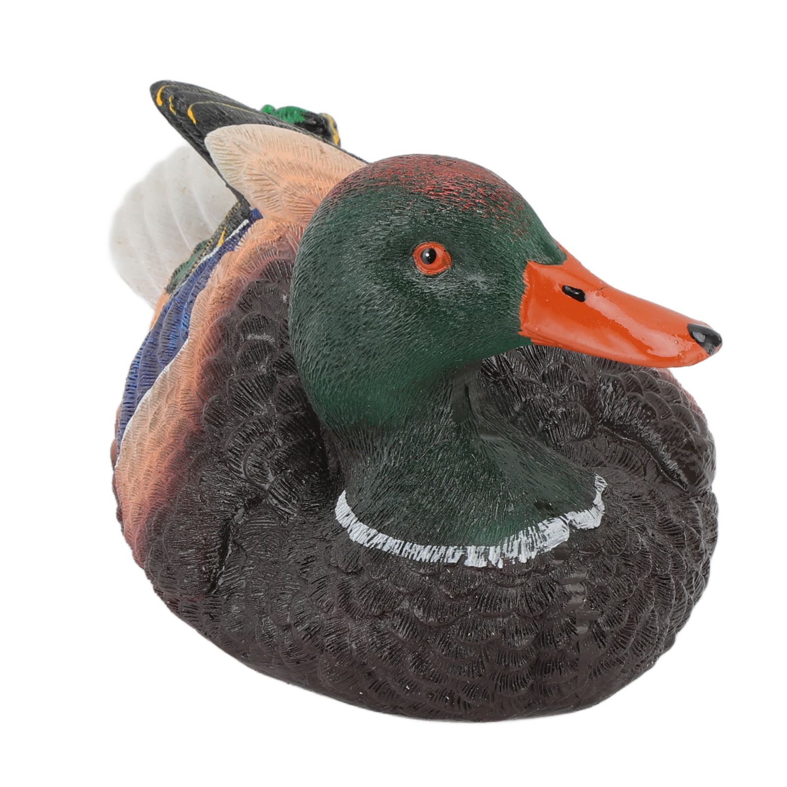 Simulation Water Floating Duck Sculpture Ornament Synthetic Resin Artware view 3