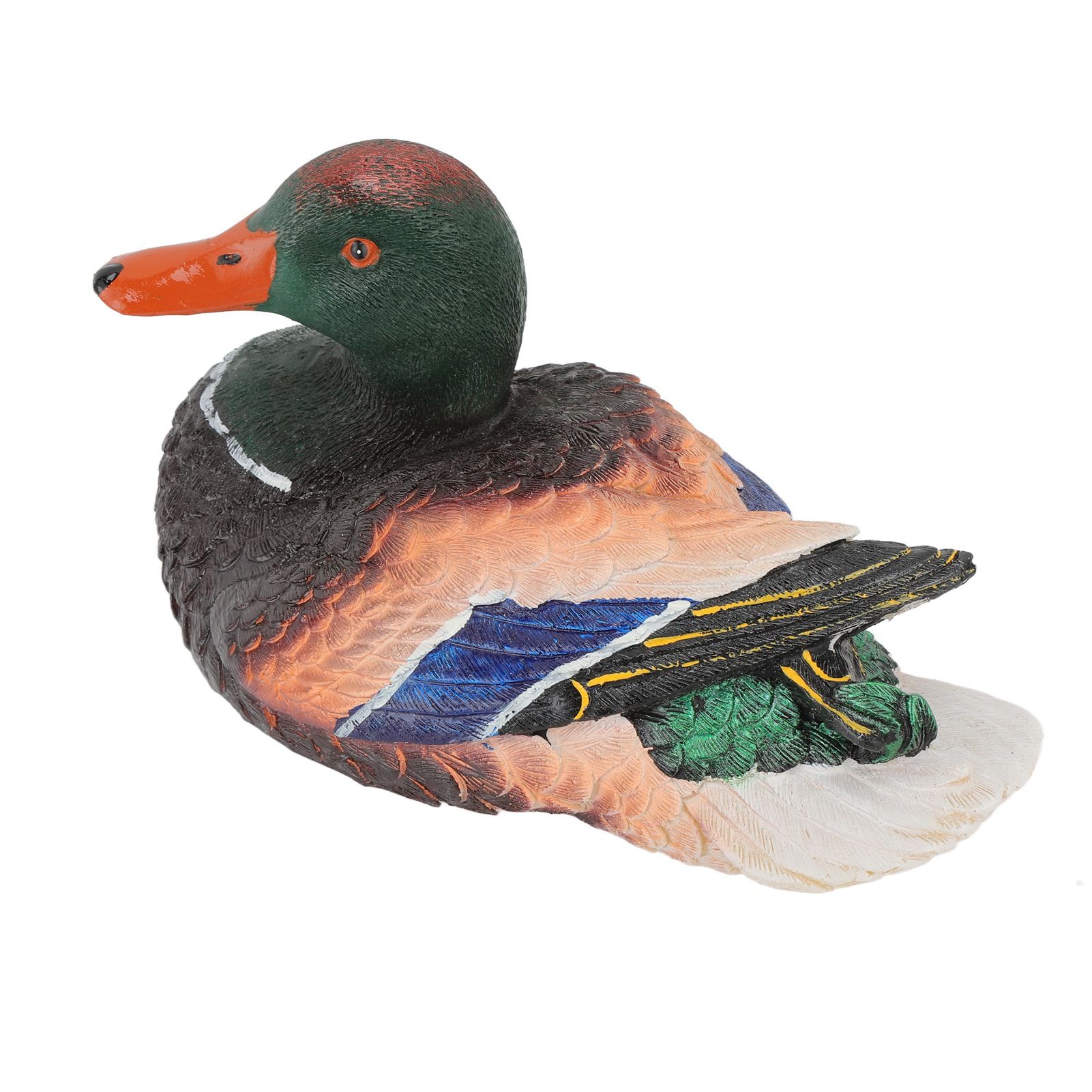 Simulation Water Floating Duck Sculpture Ornament Synthetic Resin Artware view 4