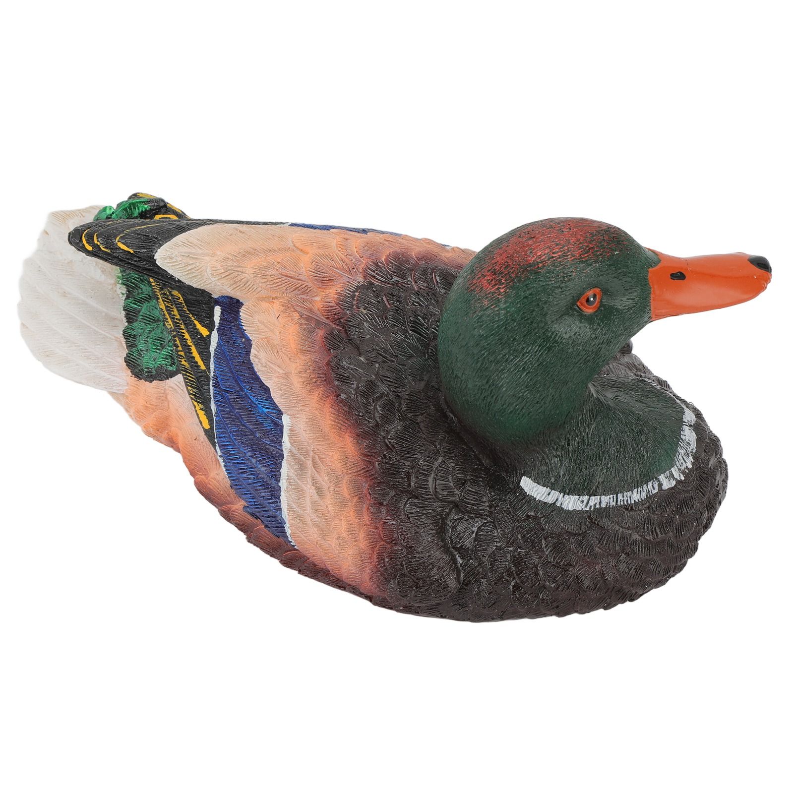 Simulation Water Floating Duck Sculpture Ornament Synthetic Resin Artware view 6