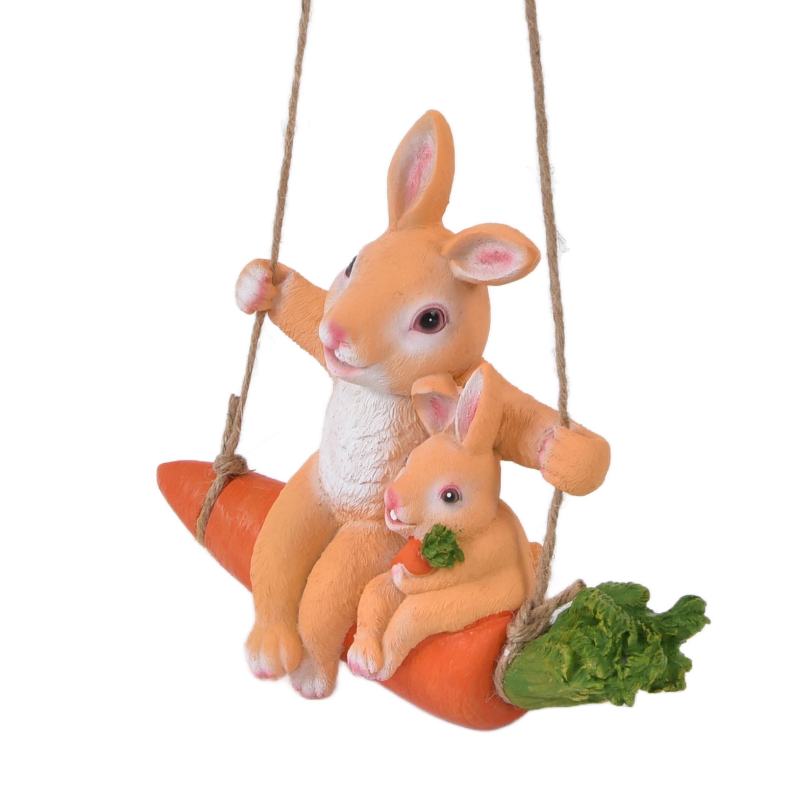 Gardening Pendant Rabbits Pattern Exquisitely Carved Romantic Feel Home Decoration view 4
