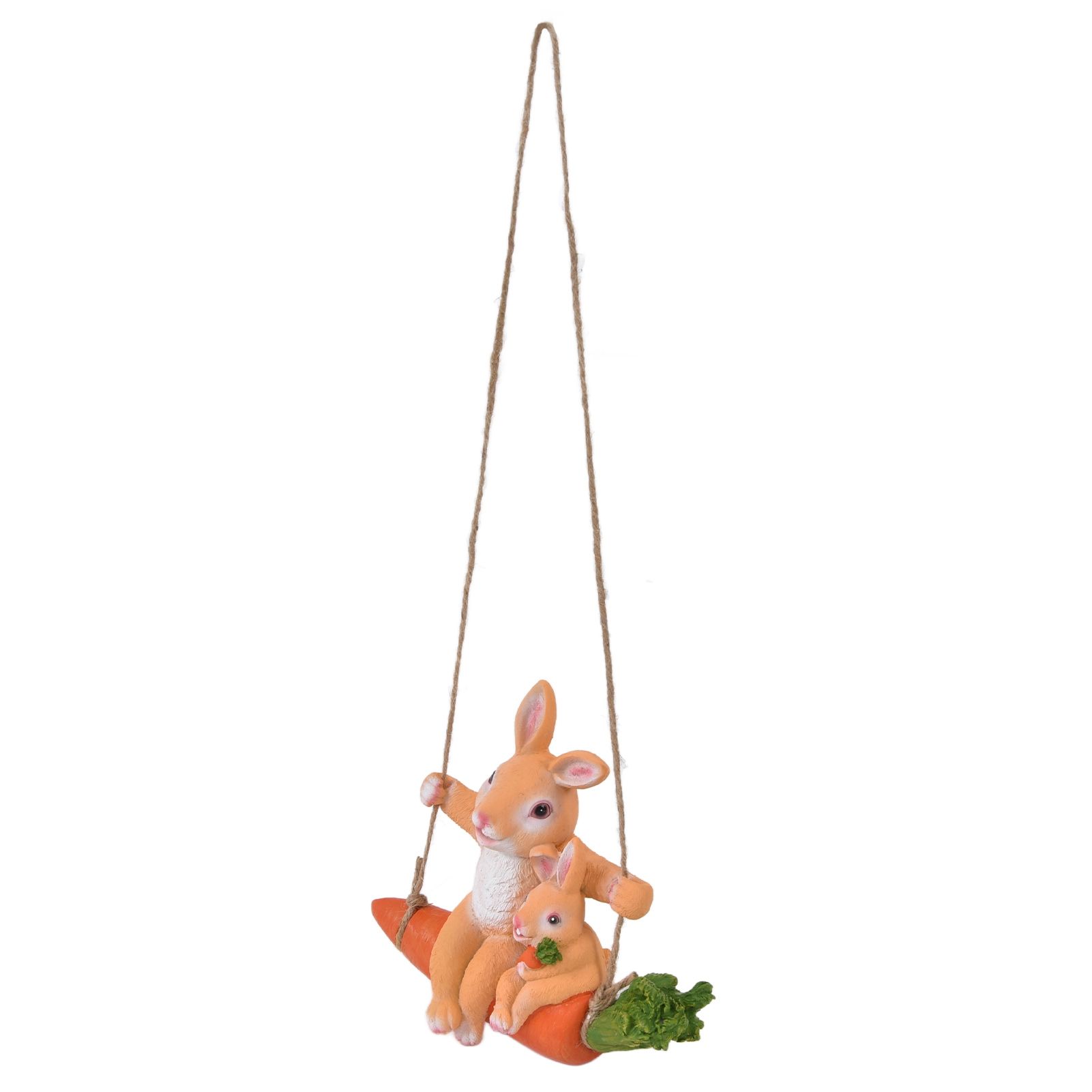 Gardening Pendant Rabbits Pattern Exquisitely Carved Romantic Feel Home Decoration view 5