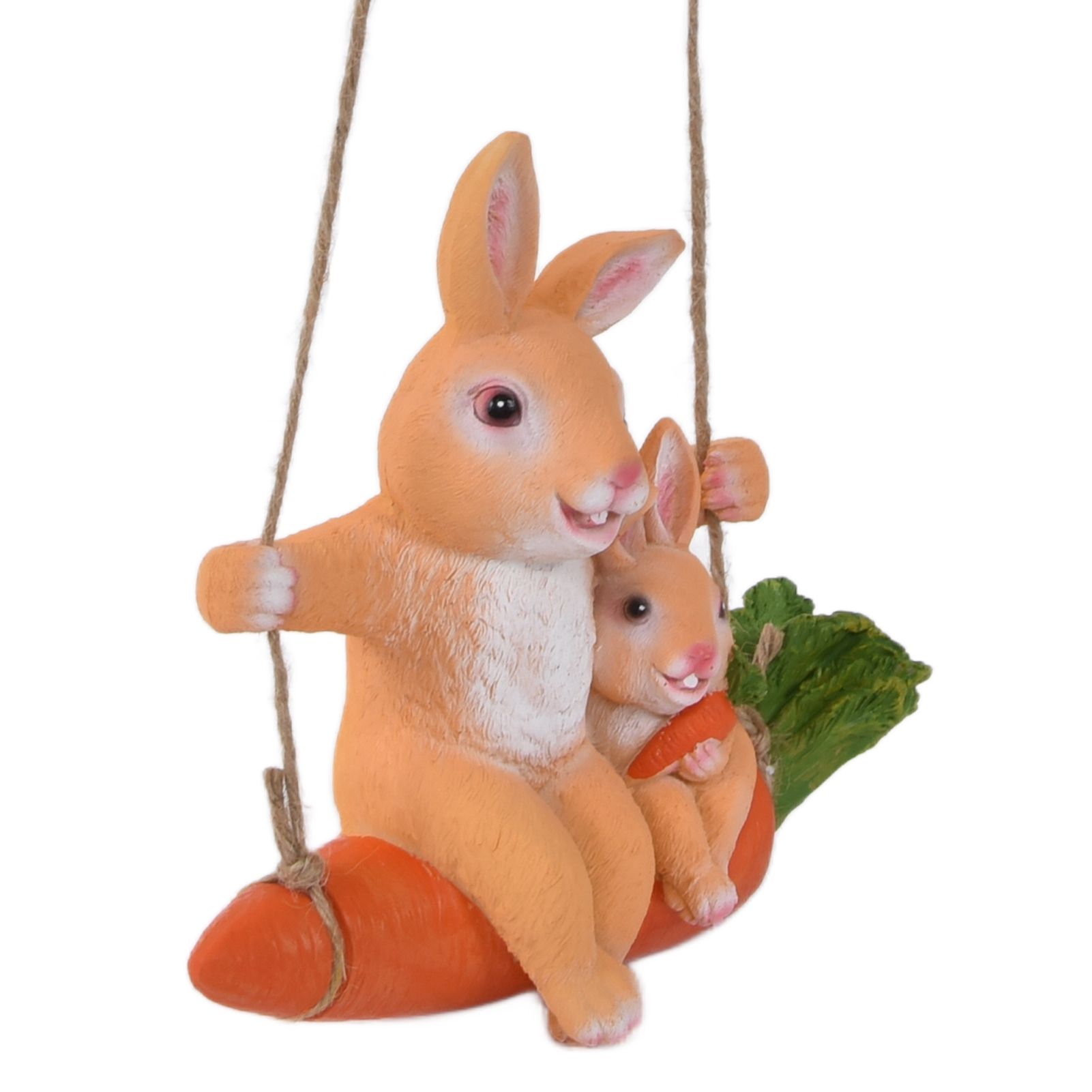 Gardening Pendant Rabbits Pattern Exquisitely Carved Romantic Feel Home Decoration view 9
