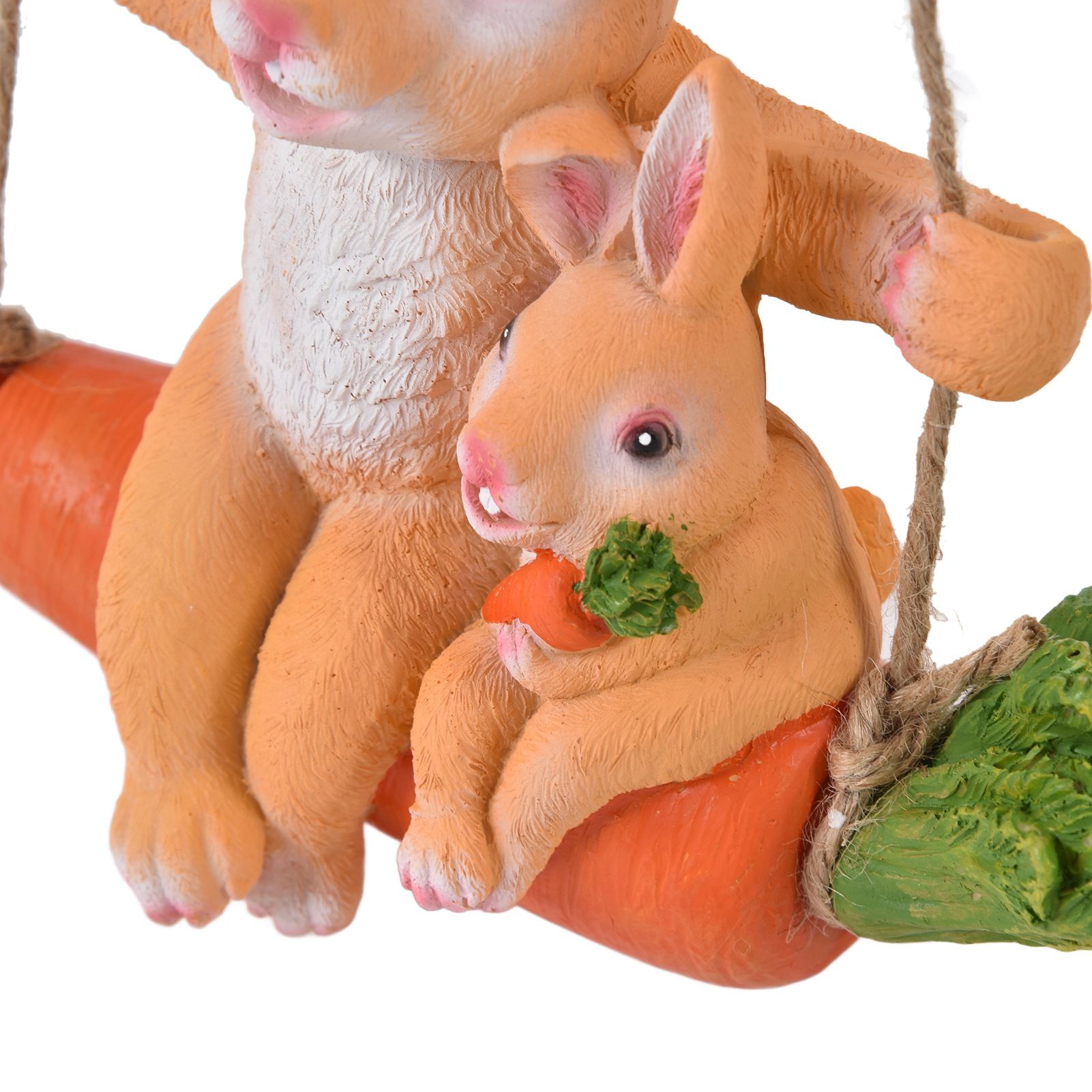 Gardening Pendant Rabbits Pattern Exquisitely Carved Romantic Feel Home Decoration view 13