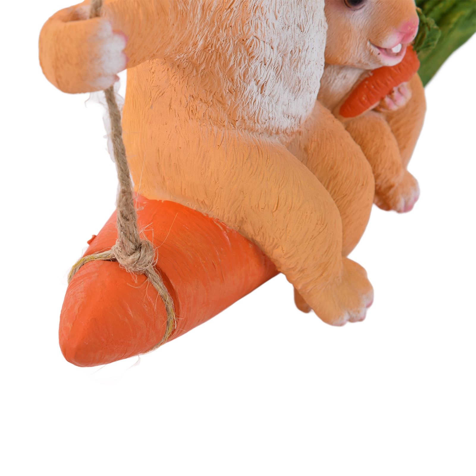 Gardening Pendant Rabbits Pattern Exquisitely Carved Romantic Feel Home Decoration view 14
