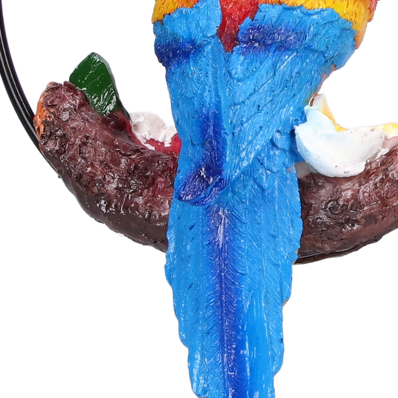 Macaw Garden Pendant Synthetic Resin Hanging Ring Parrots Sculpture for view 13