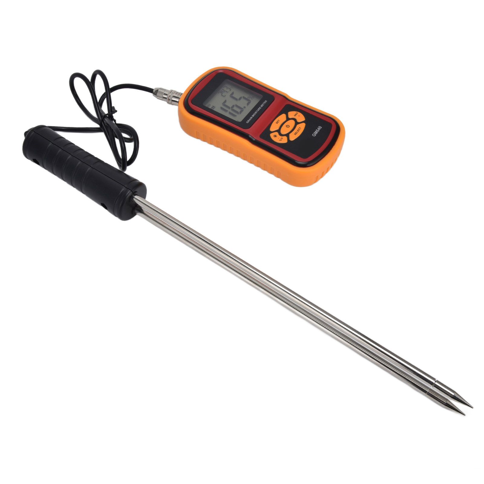 Digital Moisture Detector Portable Grain Moisture Meter LCD Hygrometer view 7