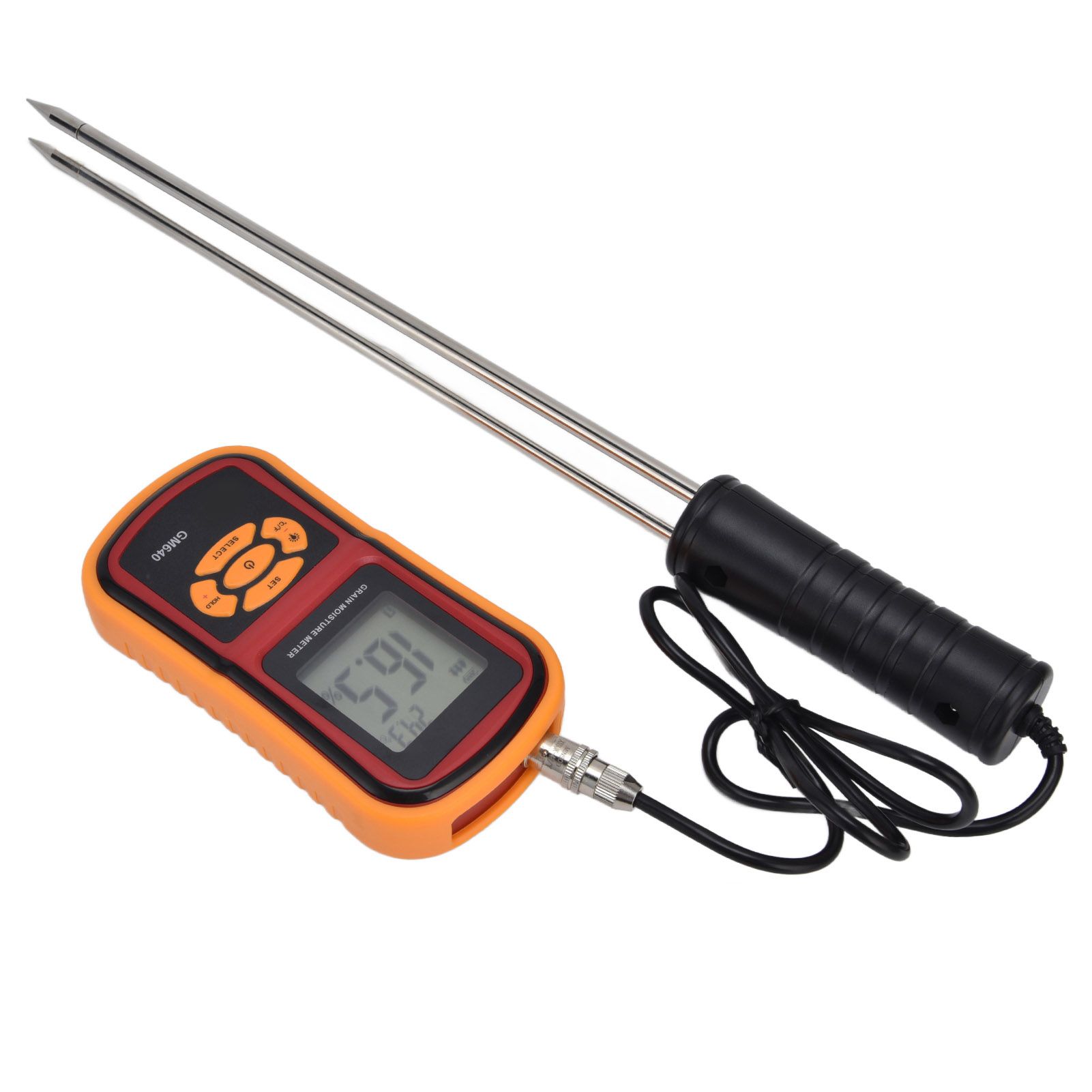 Digital Moisture Detector Portable Grain Moisture Meter LCD Hygrometer view 8