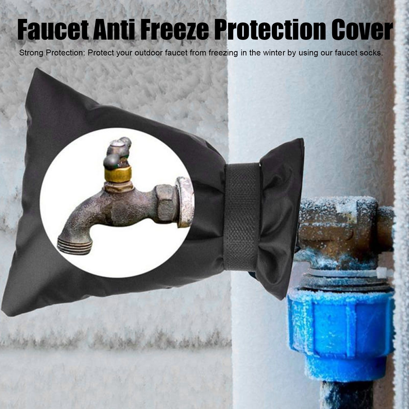 Outdoor Faucet Frost Protection Cover Waterproof Faucet Anti Freeze Protection view 15