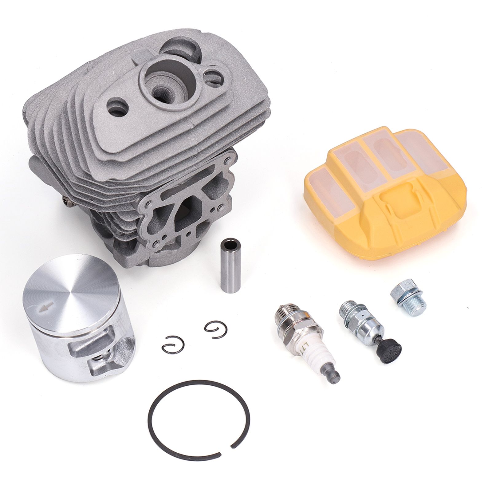 46mm Cylinder Piston Assembly Air Filter Cover Relief Valve Set Fit for view 2