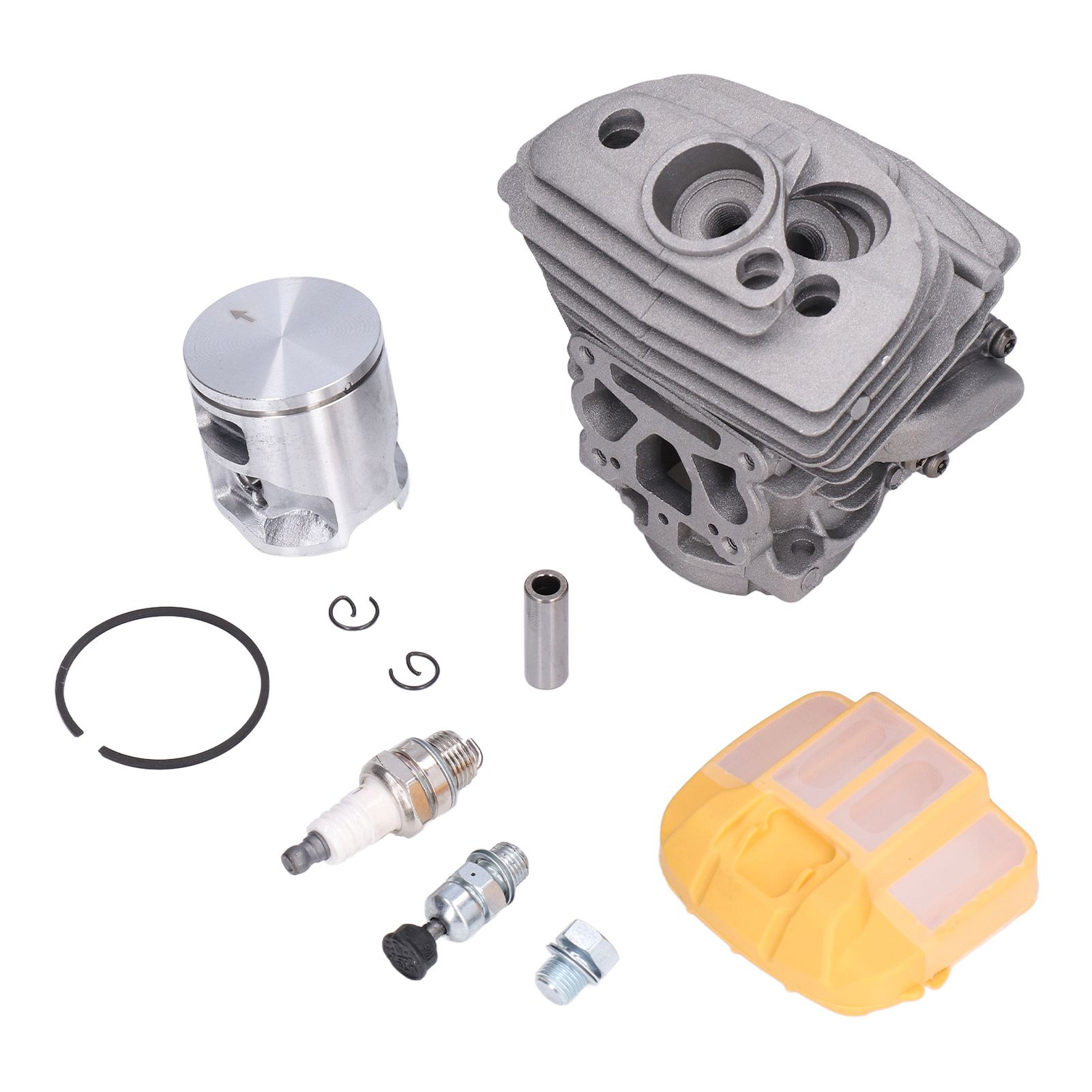 46mm Cylinder Piston Assembly Air Filter Cover Relief Valve Set Fit for view 3