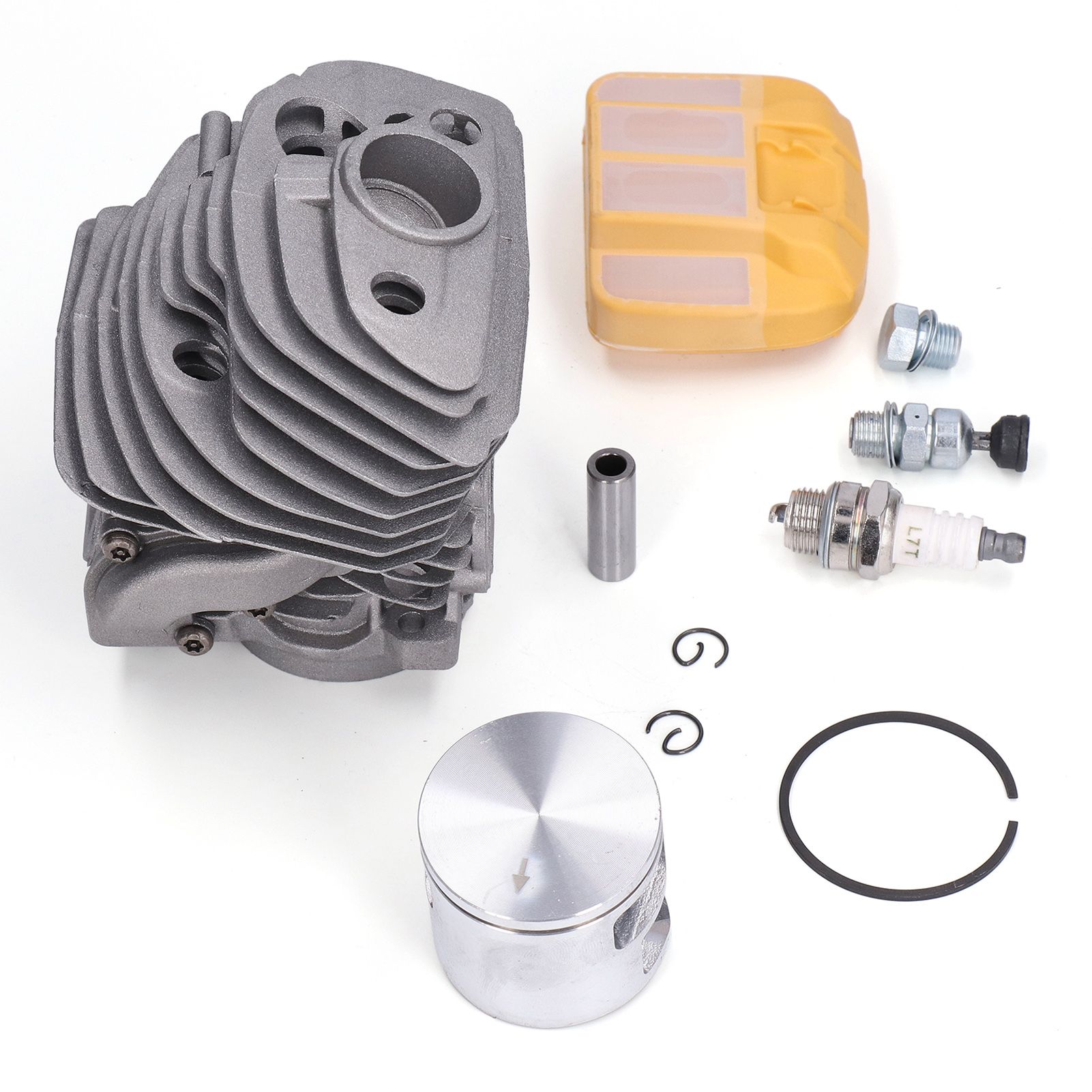 46mm Cylinder Piston Assembly Air Filter Cover Relief Valve Set Fit for view 4