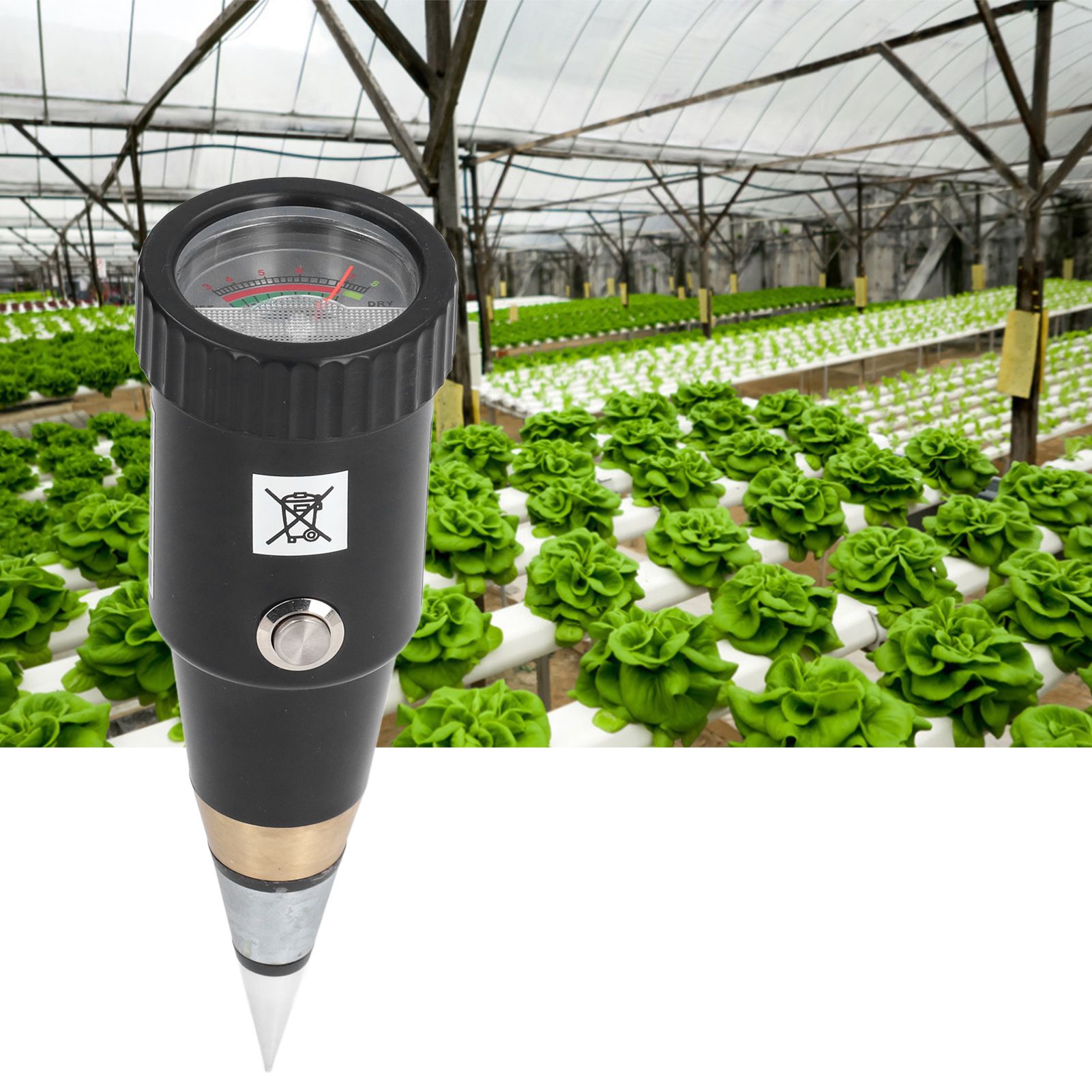 Soil PH Moisture Meter High Accuracy Needle Type 2 In 1 Soil Tester with 3 to view 12