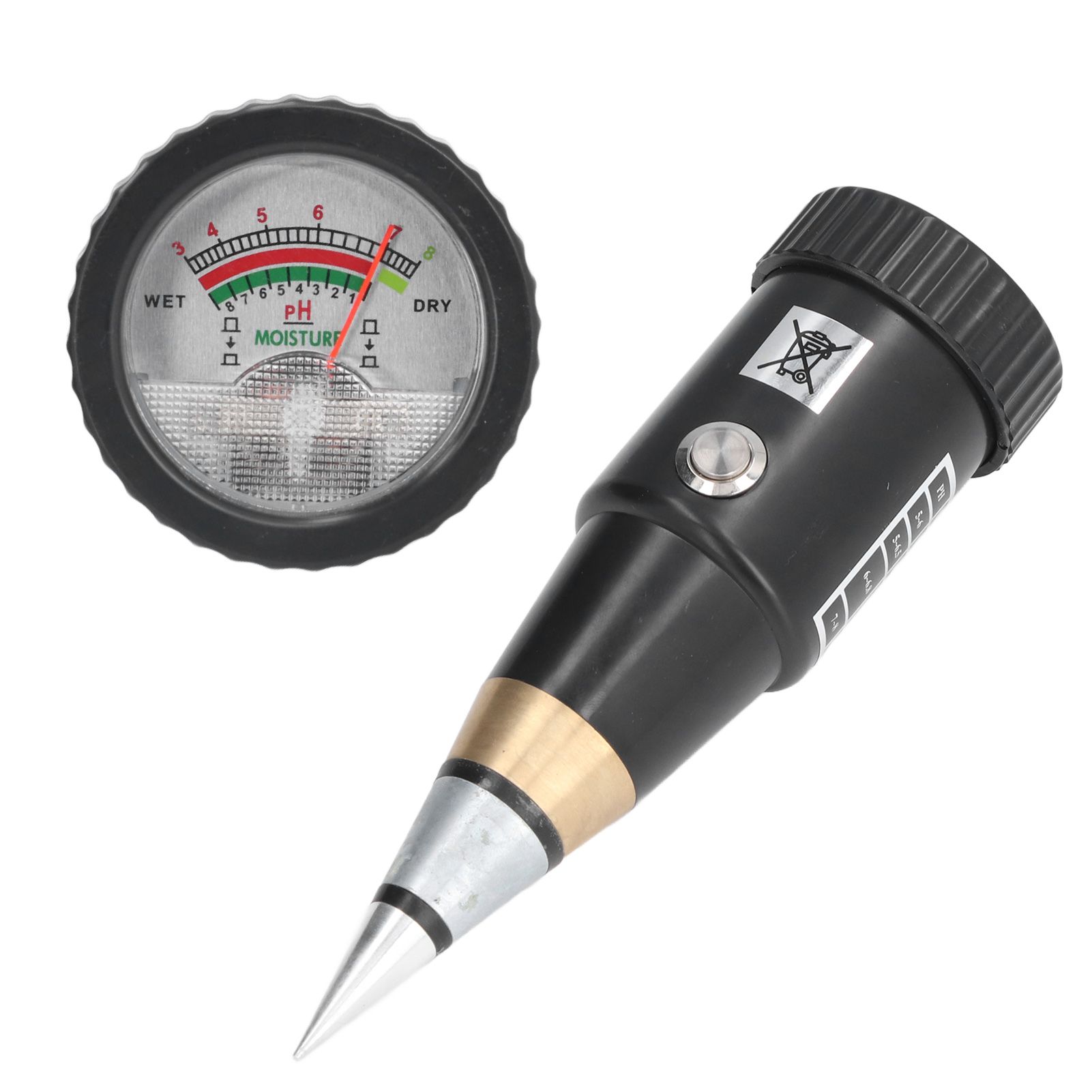 Soil PH Moisture Meter High Accuracy Needle Type 2 In 1 Soil Tester with 3 to view 15