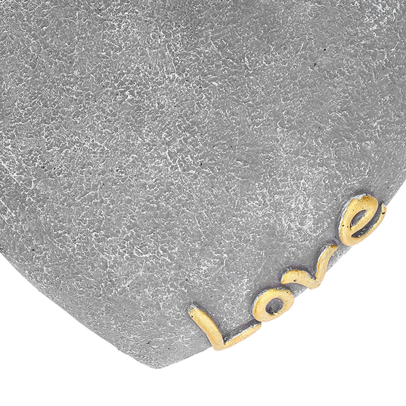 Pet Memorial Stone Heart Shaped Garden Memorial Tombstone Resin Dog Cat view 13