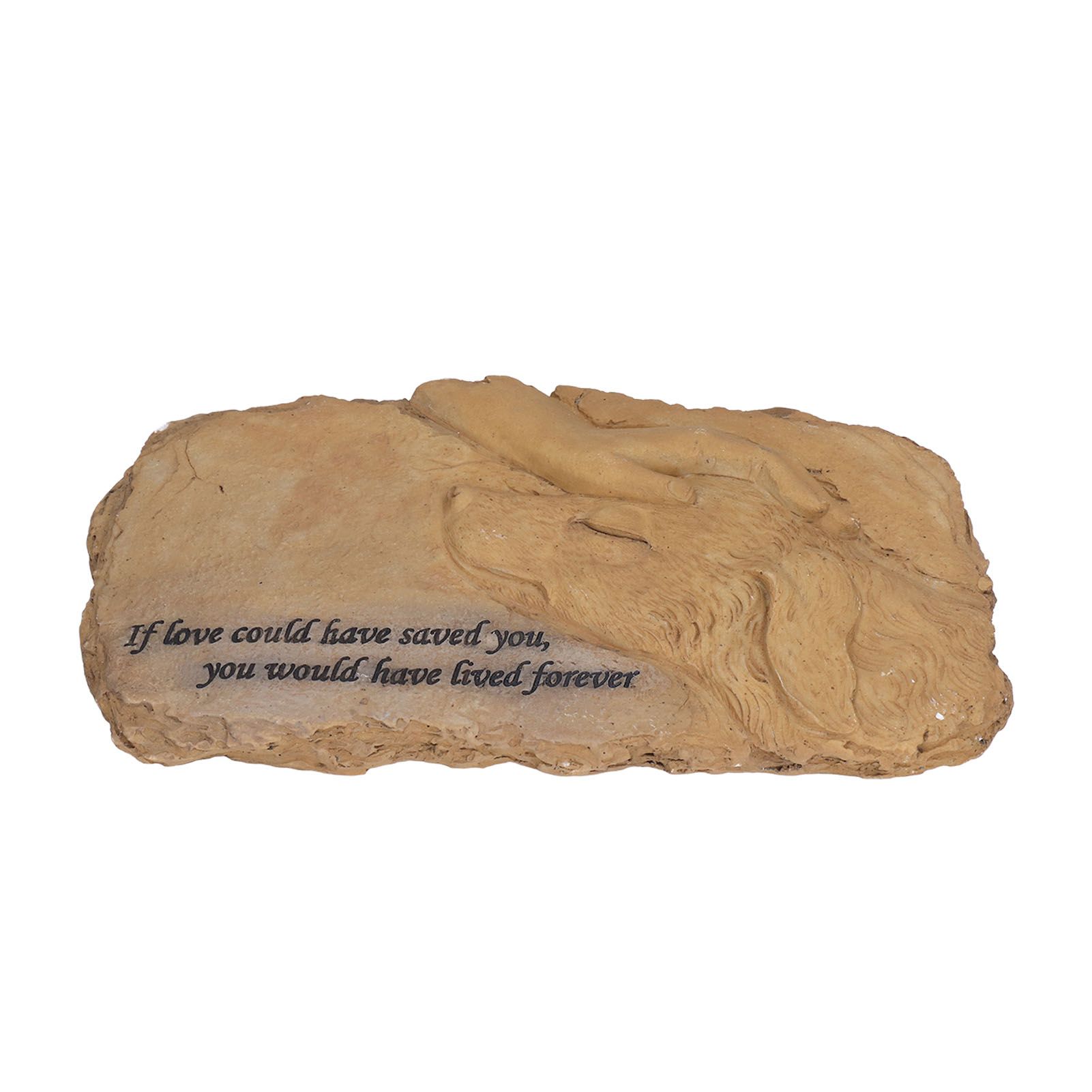 Pet Memorial Stone Garden Memorial Tombstone Resin Dog Cat Gravestone for Lawn view 4