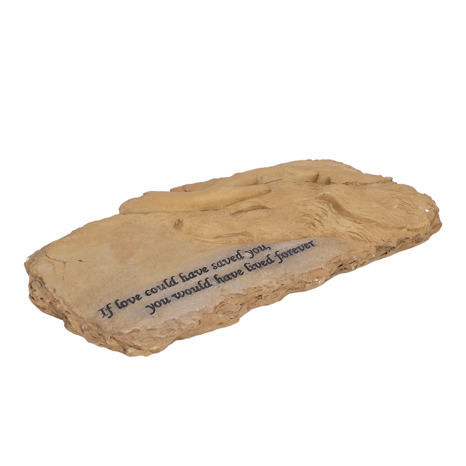 Pet Memorial Stone Garden Memorial Tombstone Resin Dog Cat Gravestone for Lawn view 8