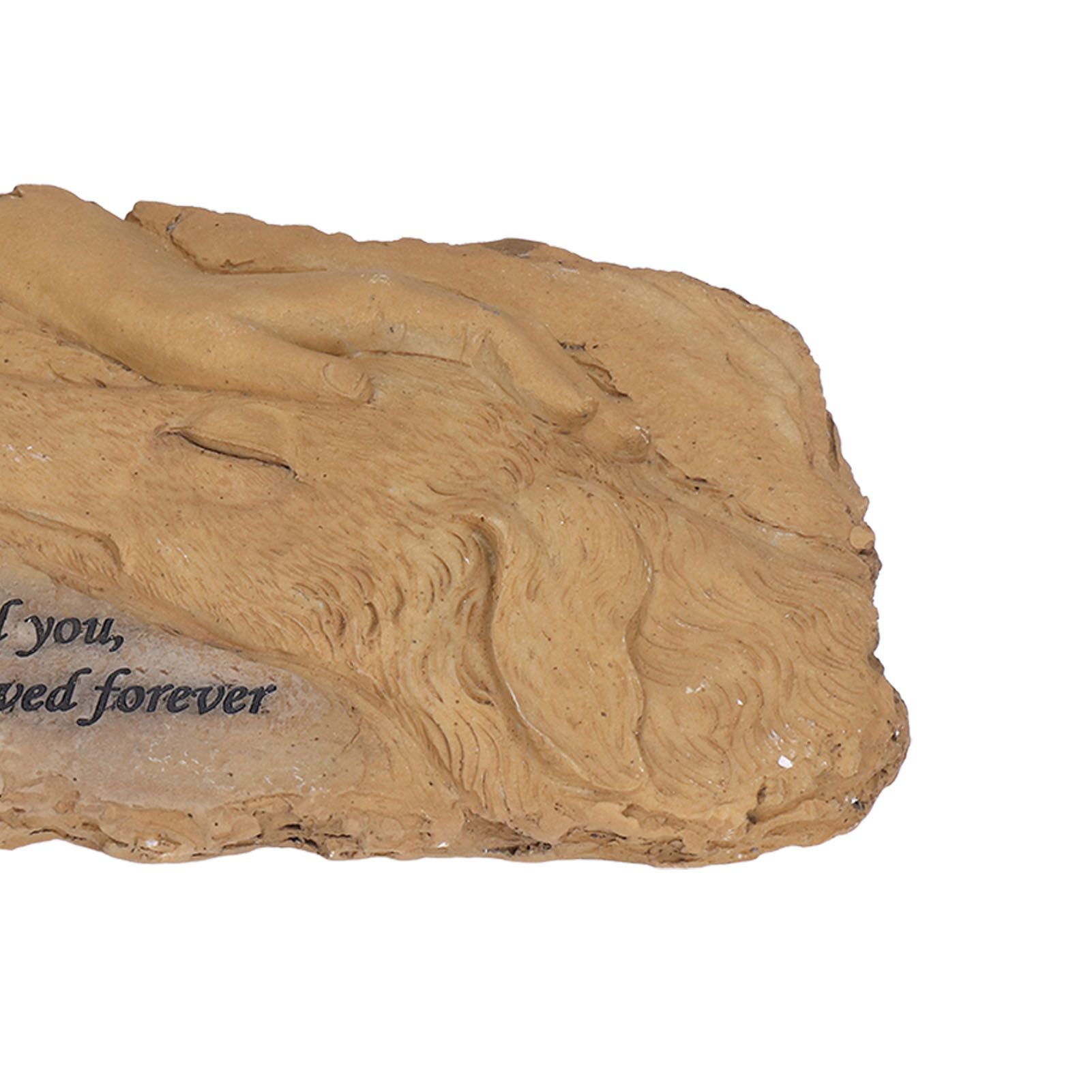 Pet Memorial Stone Garden Memorial Tombstone Resin Dog Cat Gravestone for Lawn view 13