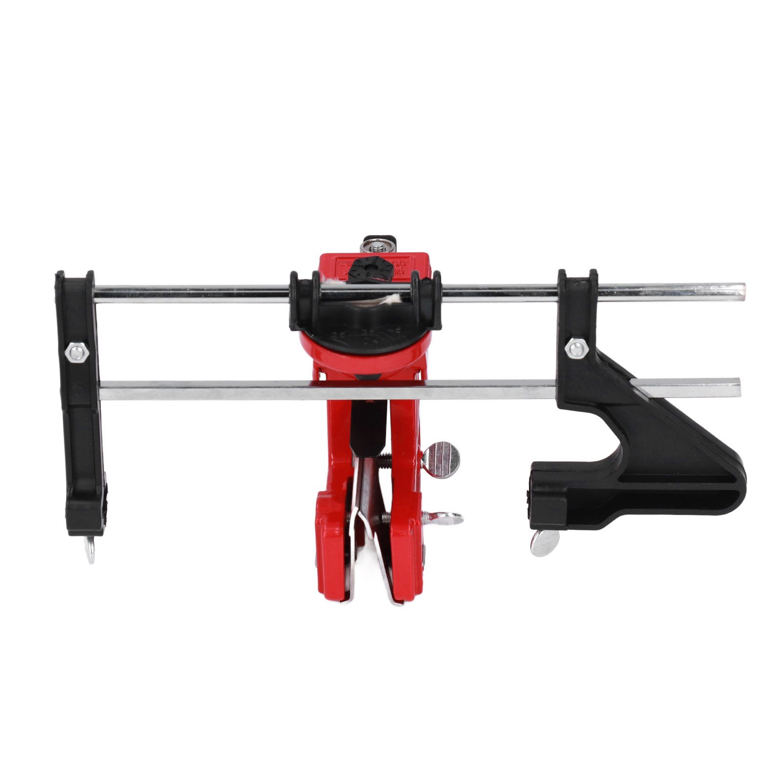 Chain Sharpener Sharpening Stone Guide Bracket Adjustable Steel Red Rustproof view 2