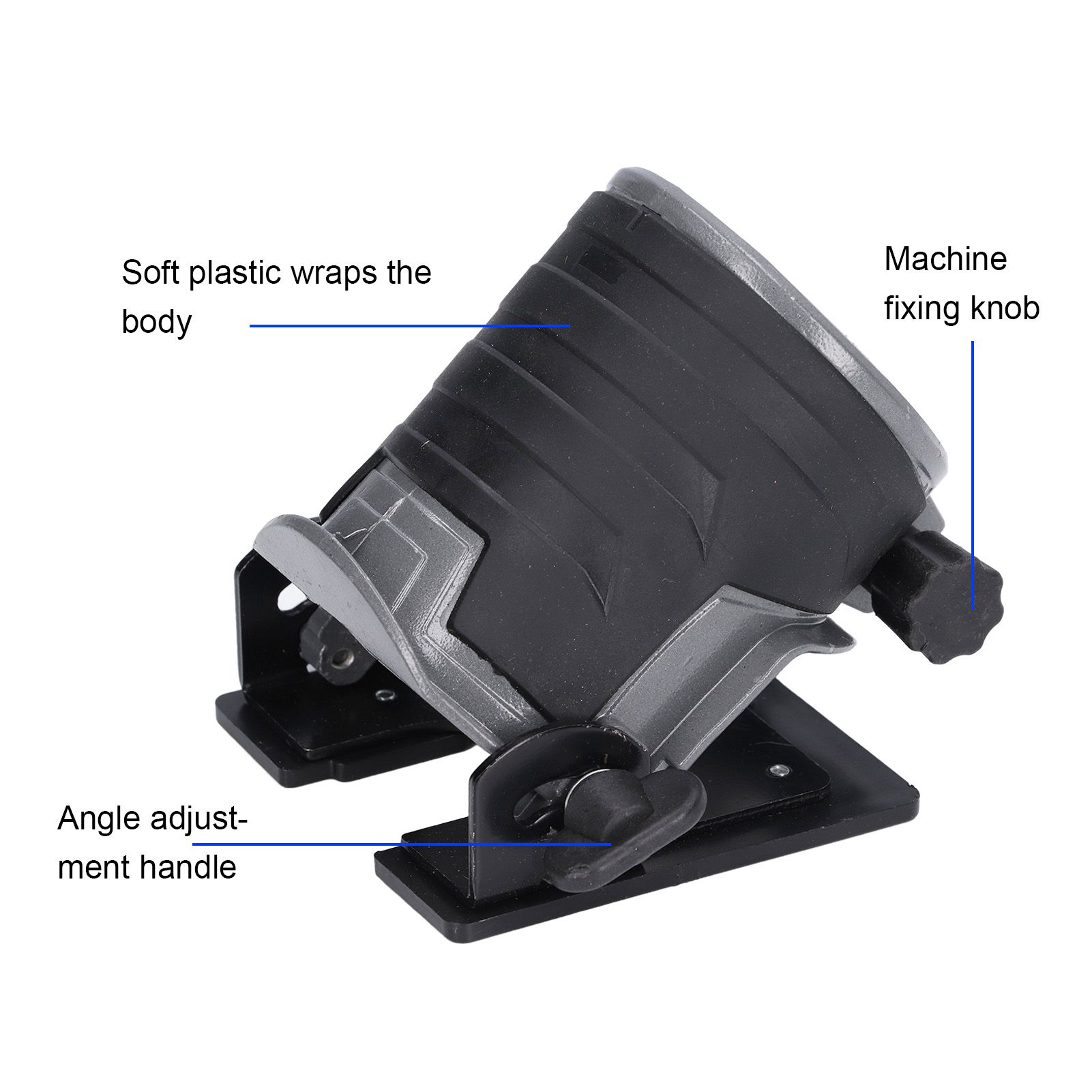 Electric Trimming Machine Base Aluminum Adjustable Woodworking Trimmer Base view 13