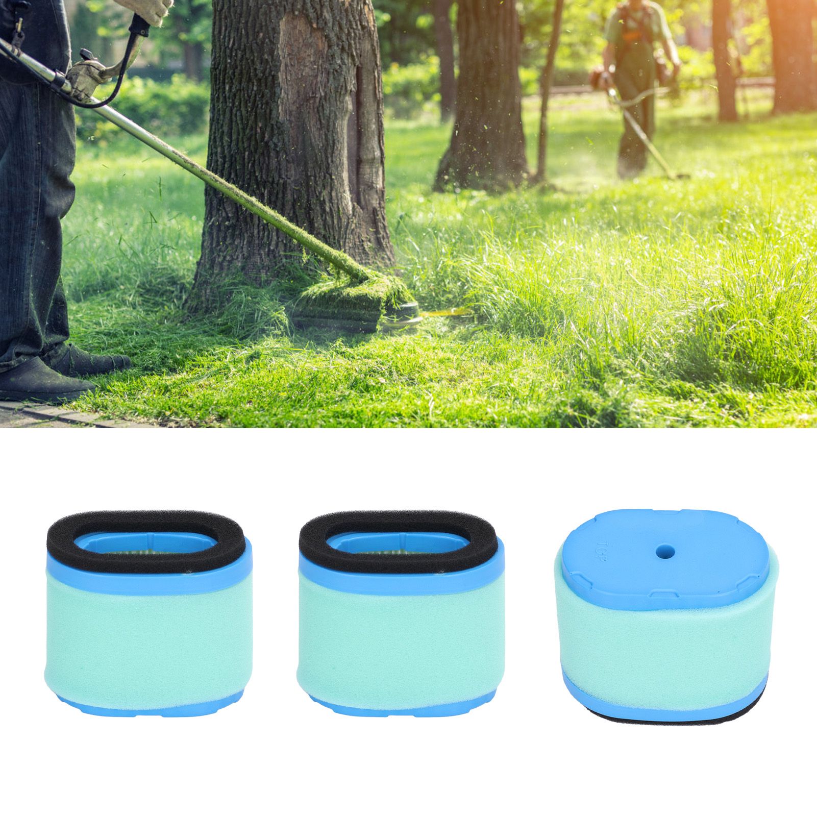 3PCS Lawn Mower Filter Replacement Garden Air Filter for John Deere M147431 view 11