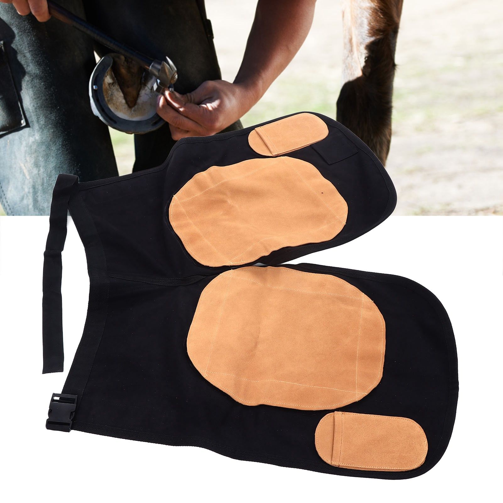 Cattle Horse Farrier Apron with Pocket Canvas Horse Stable Apron Farm view 12