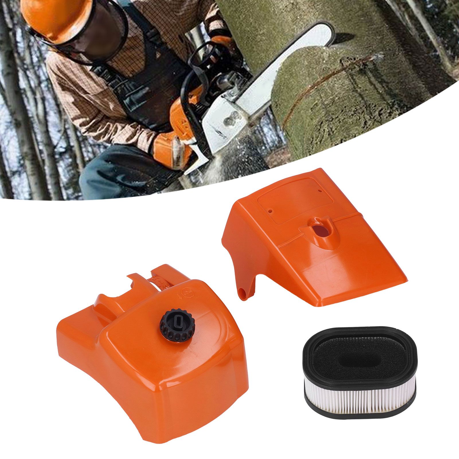 Air Filter with Cylinder Cover Set Plastic Replacement for Stihl 066 MS660 view 12