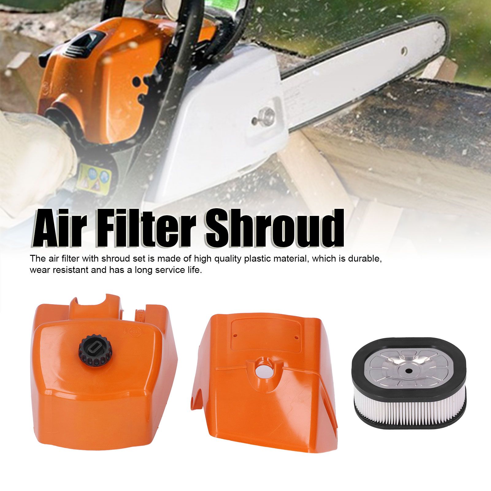 Air Filter with Cylinder Cover Set Plastic Replacement for Stihl 066 MS660 view 13
