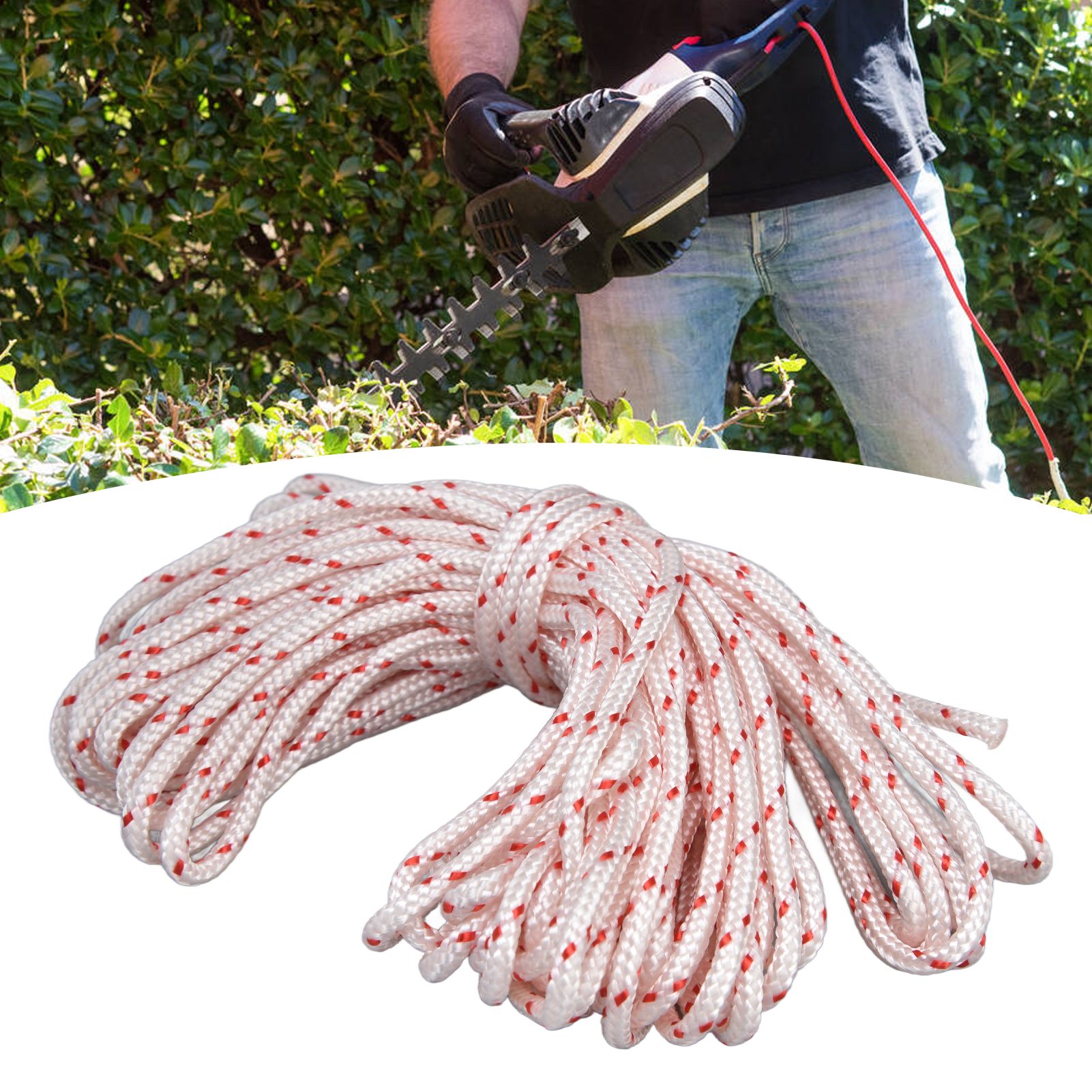 10M Nylon Starter Rope Lawn Mower Chainsaw Trimmer Starter Rope Pull Cord view 11