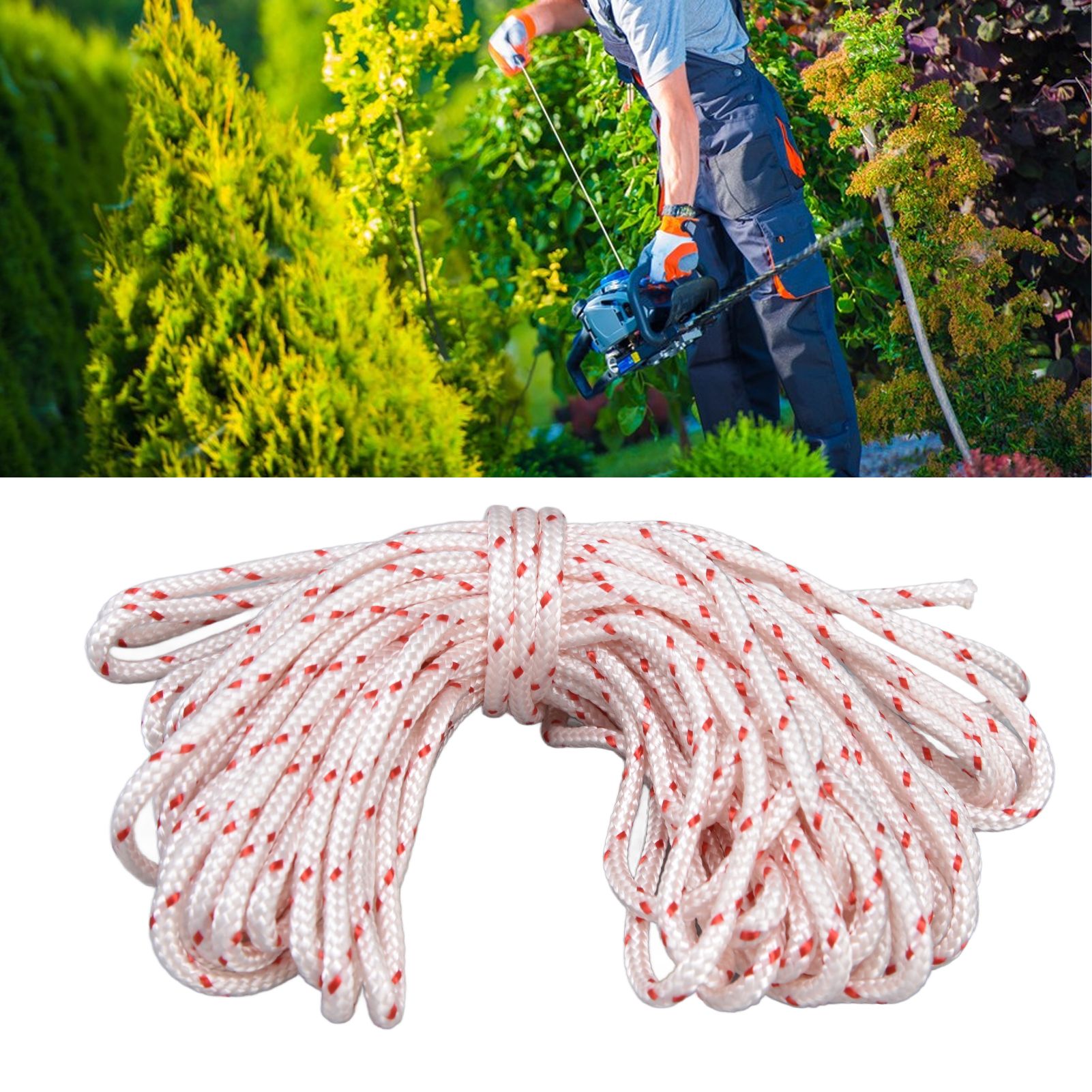 10M Nylon Starter Rope Lawn Mower Chainsaw Trimmer Starter Rope Pull Cord view 12