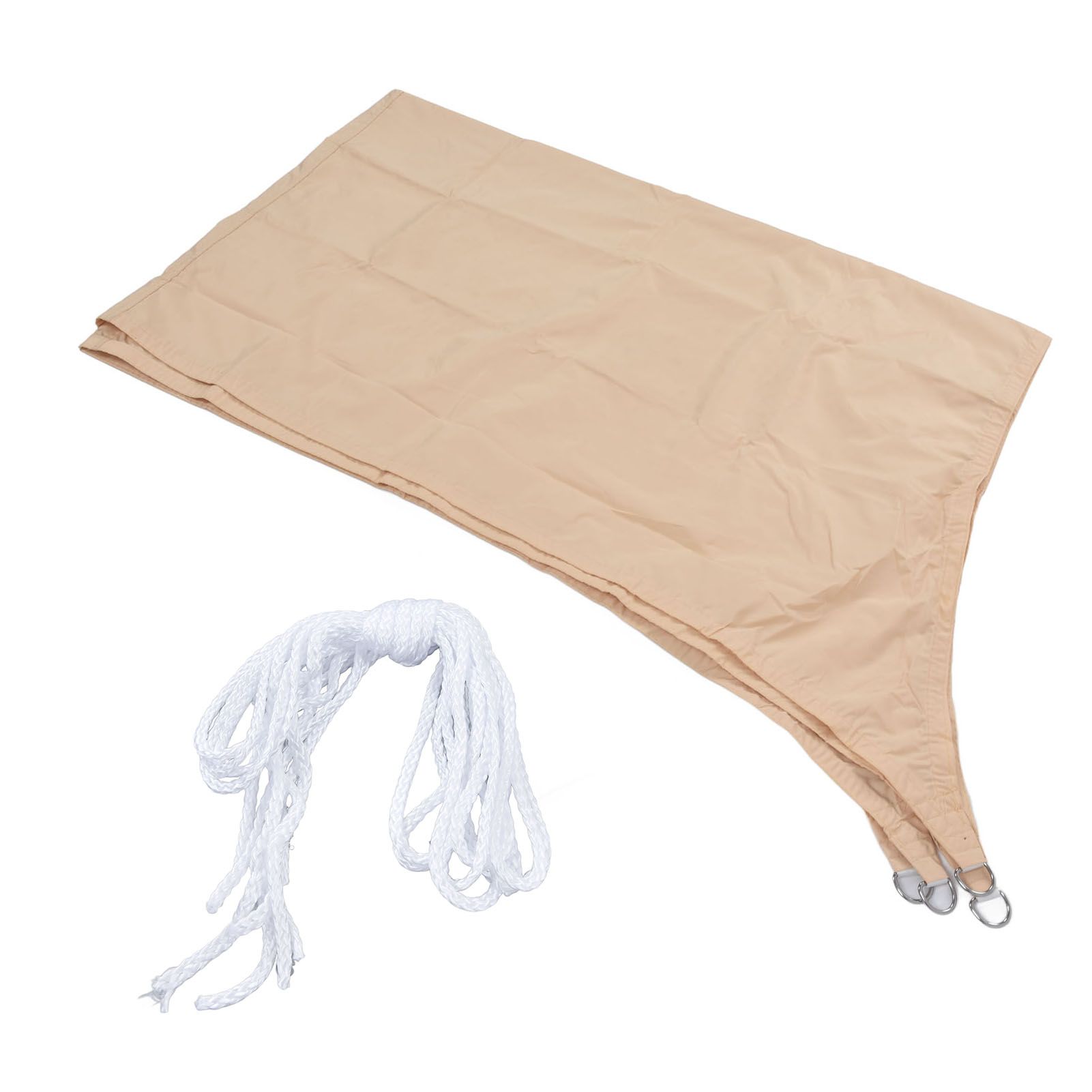 Sun Shade 2x3m Quadrangle Beige Wear Resistant Durable Polyester Waterproof view 3