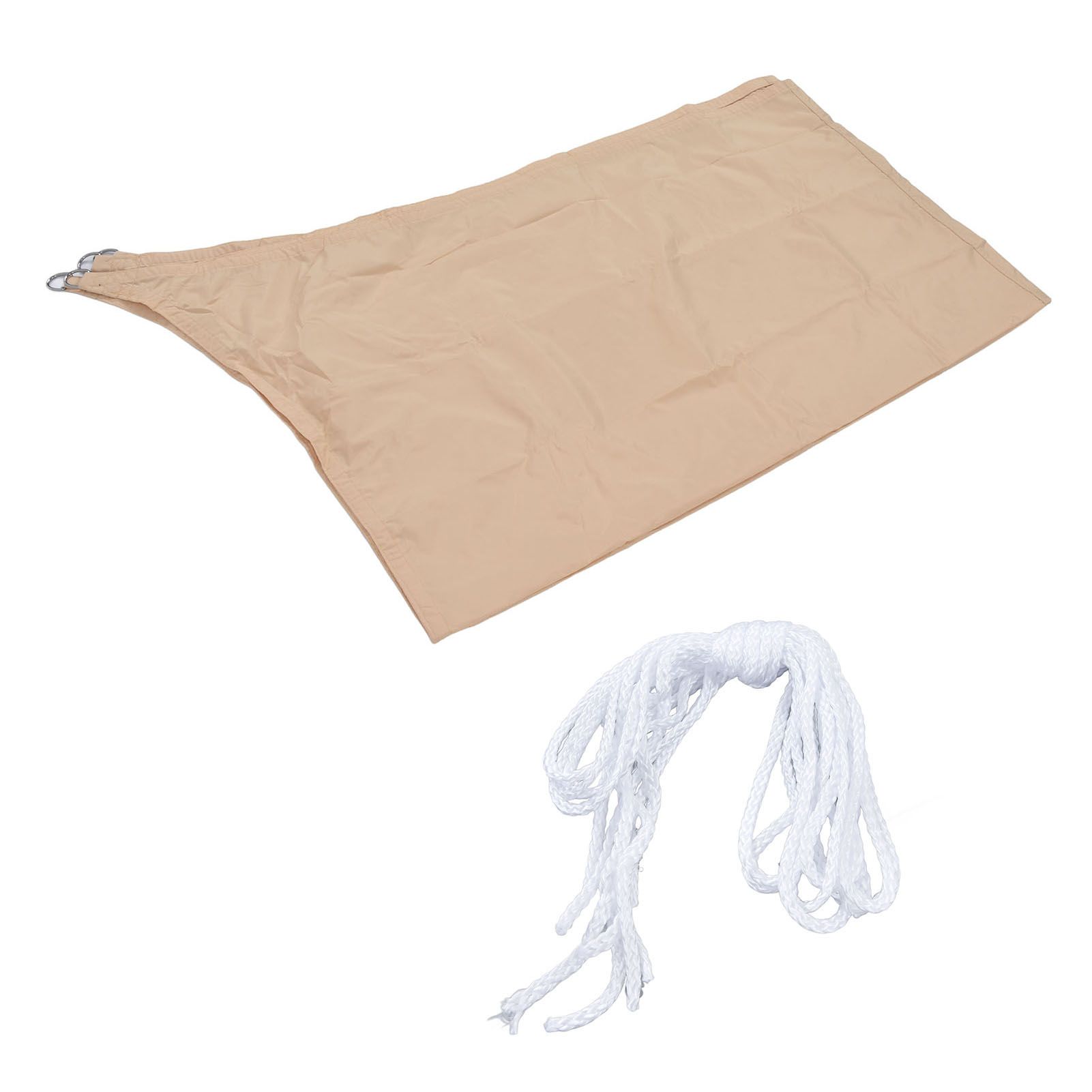 Sun Shade 2x3m Quadrangle Beige Wear Resistant Durable Polyester Waterproof view 5