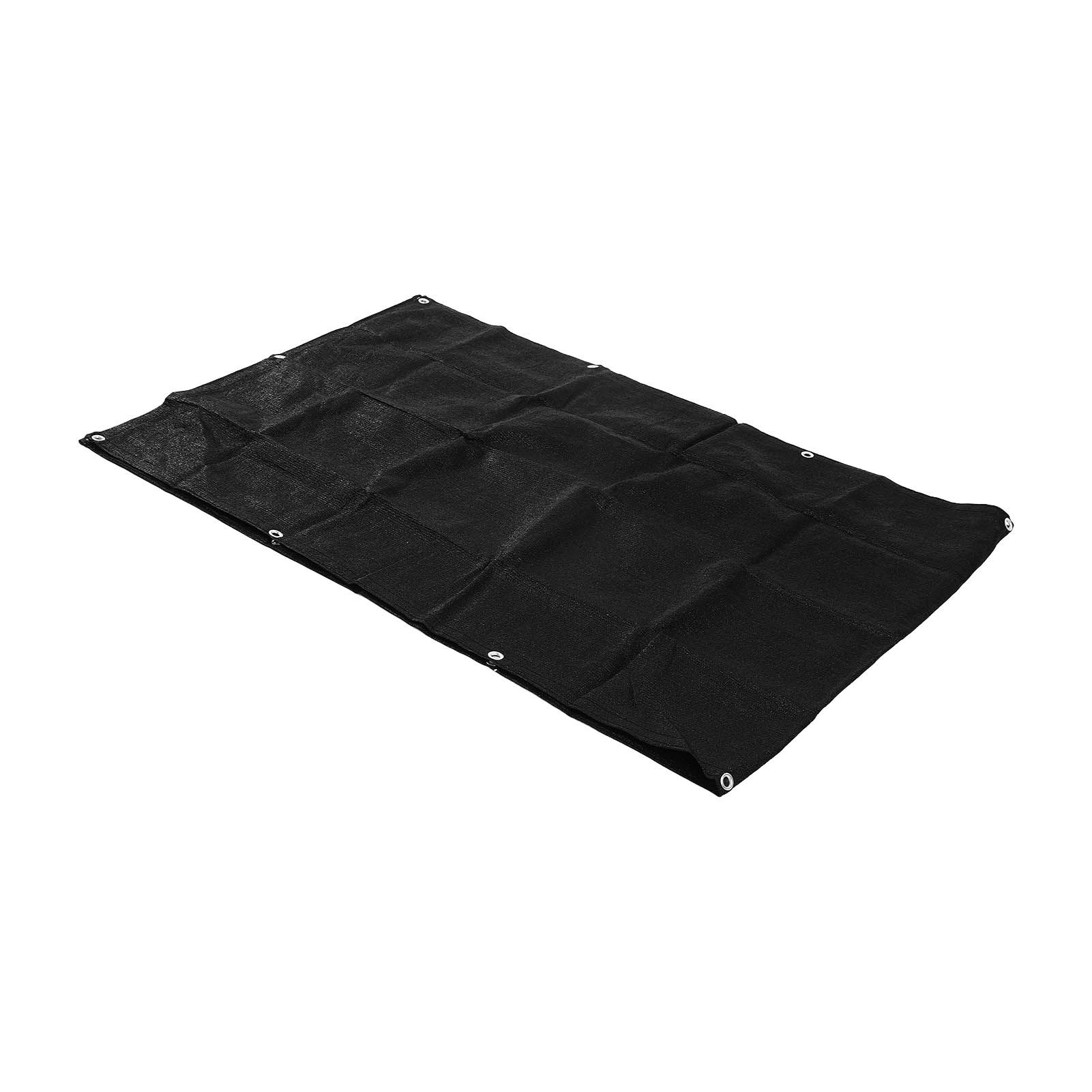 3x0.9m/9.84x2.95ft Black Balcony Privacy Screen Cover Garden Windscreen Mesh view 3