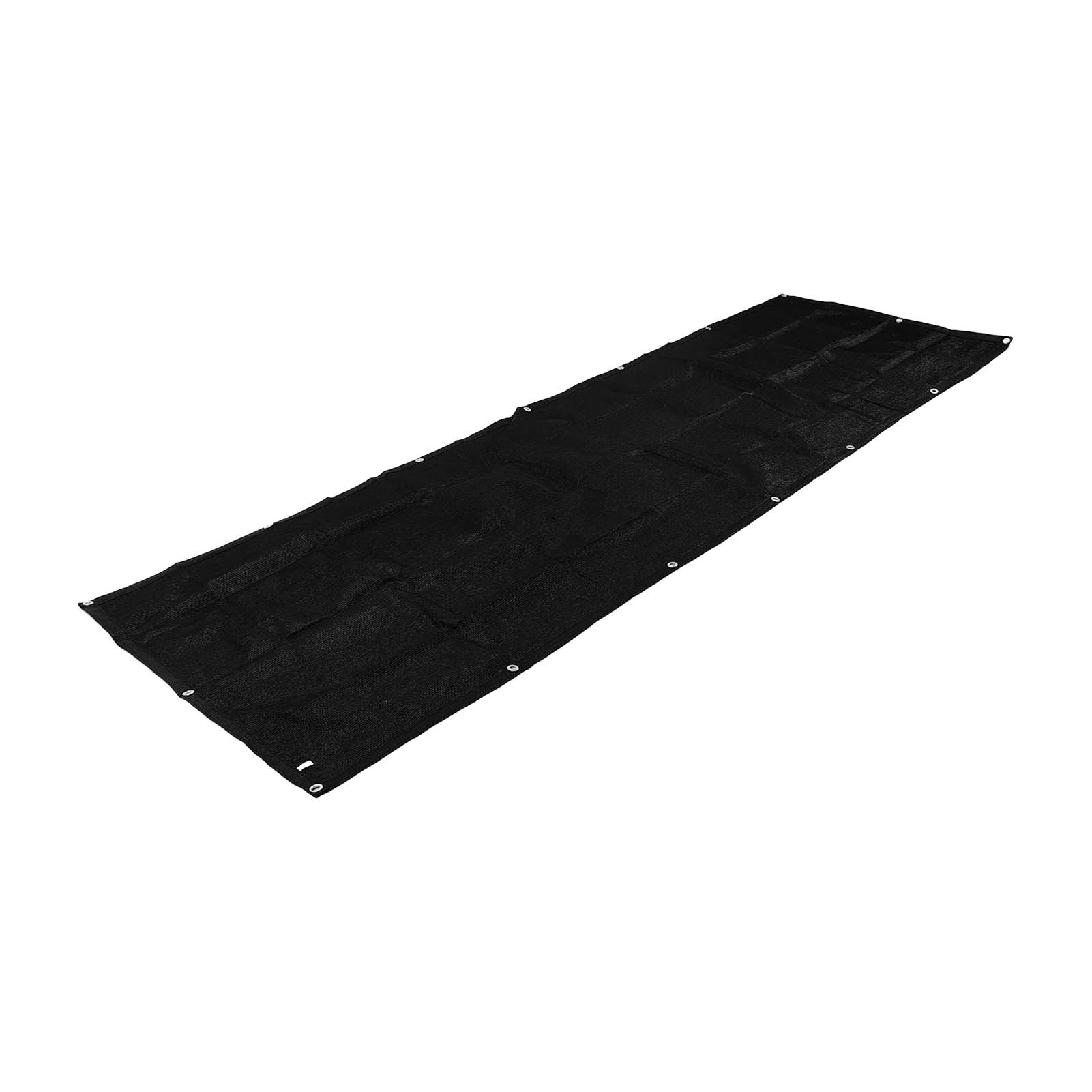 3x0.9m/9.84x2.95ft Black Balcony Privacy Screen Cover Garden Windscreen Mesh view 6