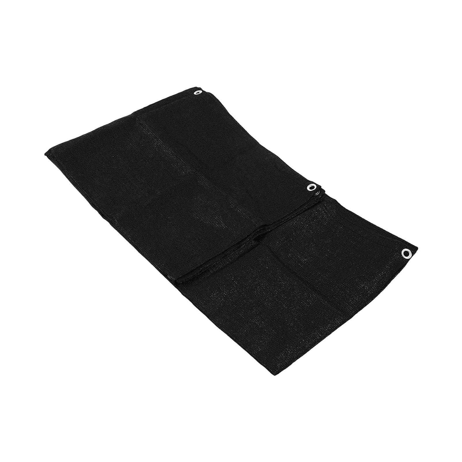 3x0.9m/9.84x2.95ft Black Balcony Privacy Screen Cover Garden Windscreen Mesh view 7