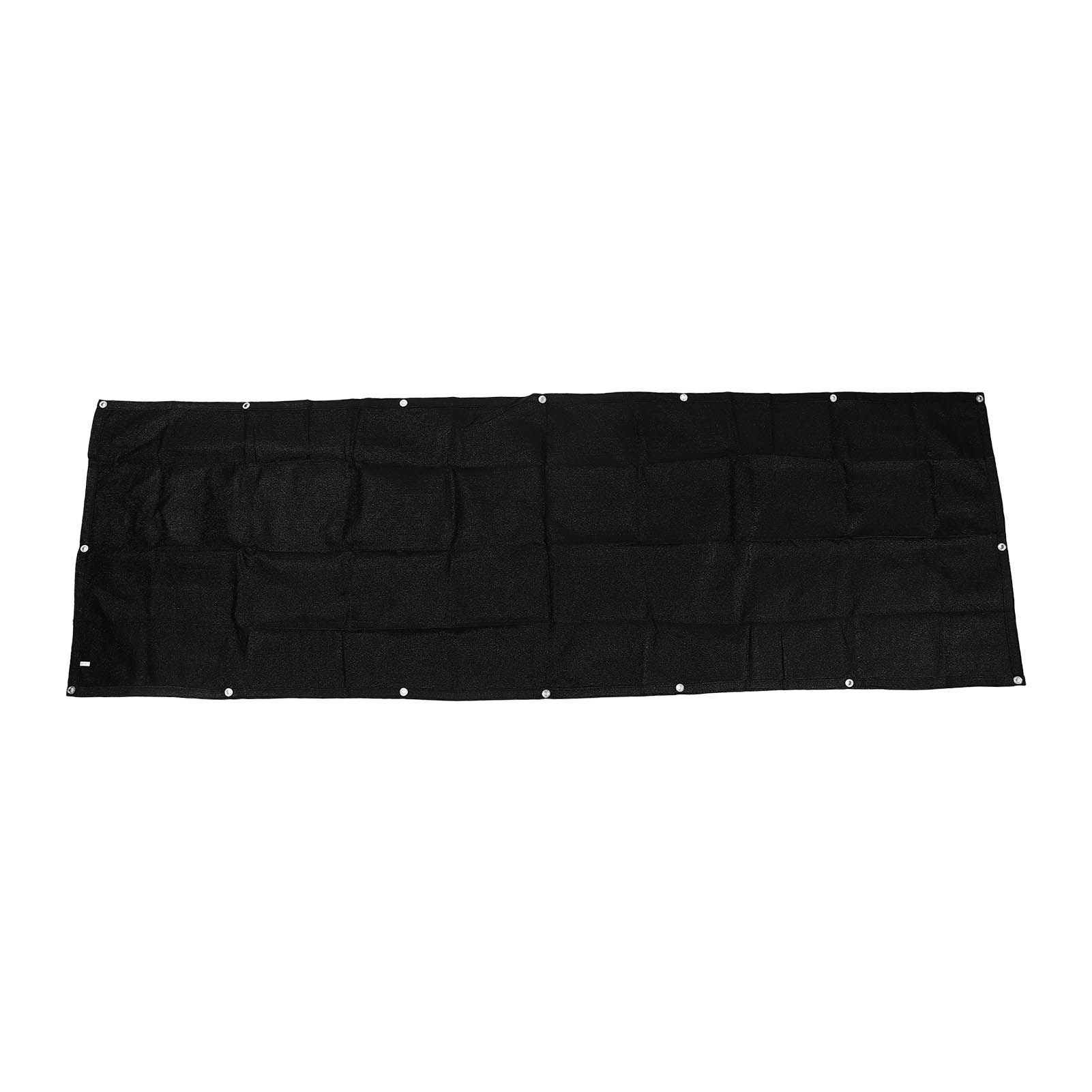3x0.9m/9.84x2.95ft Black Balcony Privacy Screen Cover Garden Windscreen Mesh view 8