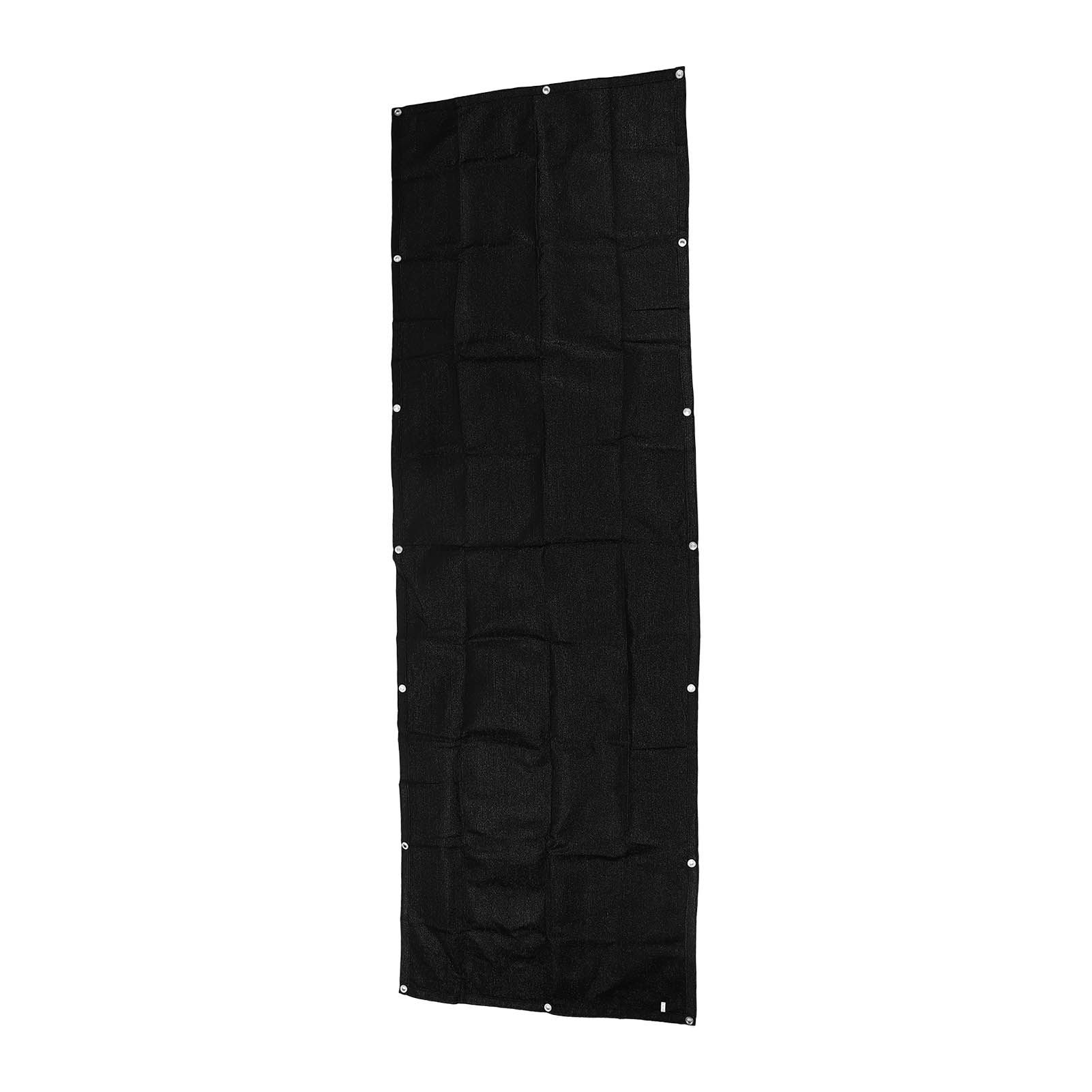 3x0.9m/9.84x2.95ft Black Balcony Privacy Screen Cover Garden Windscreen Mesh view 9